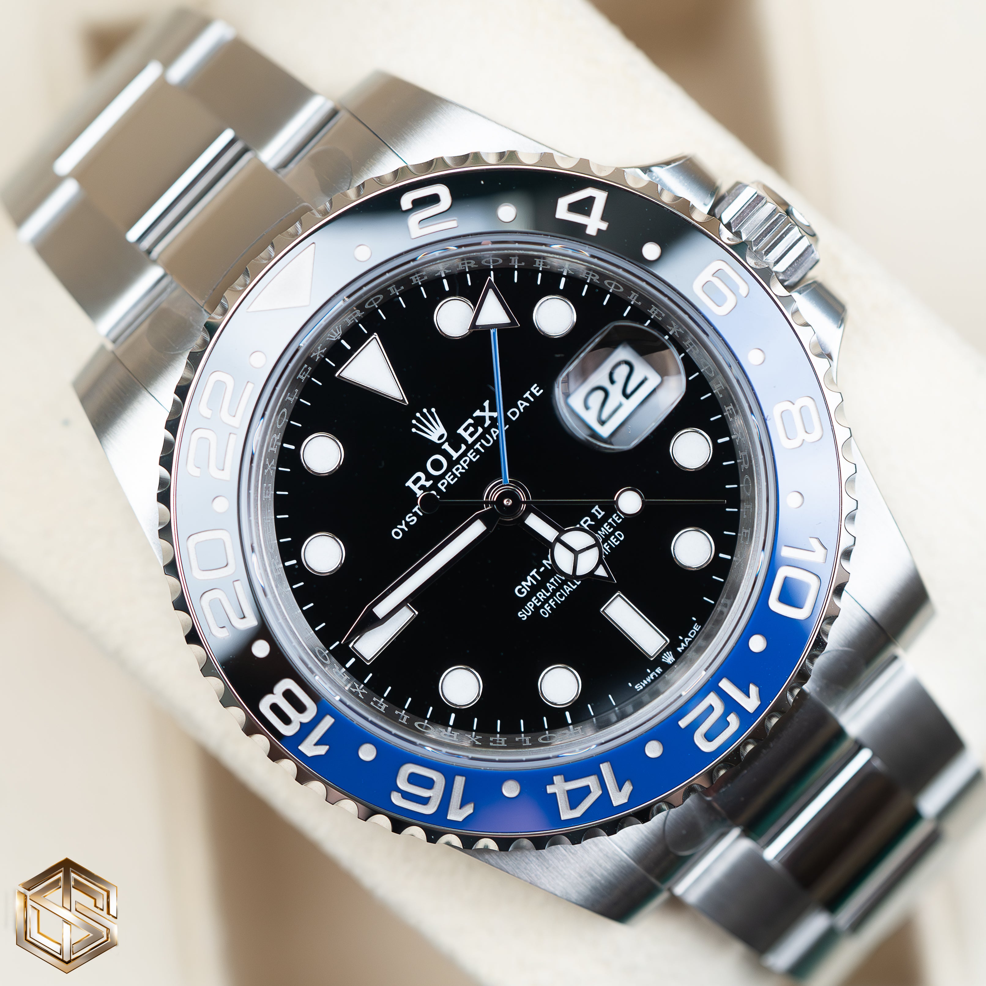 Rolex 126710BLNR 2024 GMT Master II Batman Oyster Full Set Watch SwissTimepieces