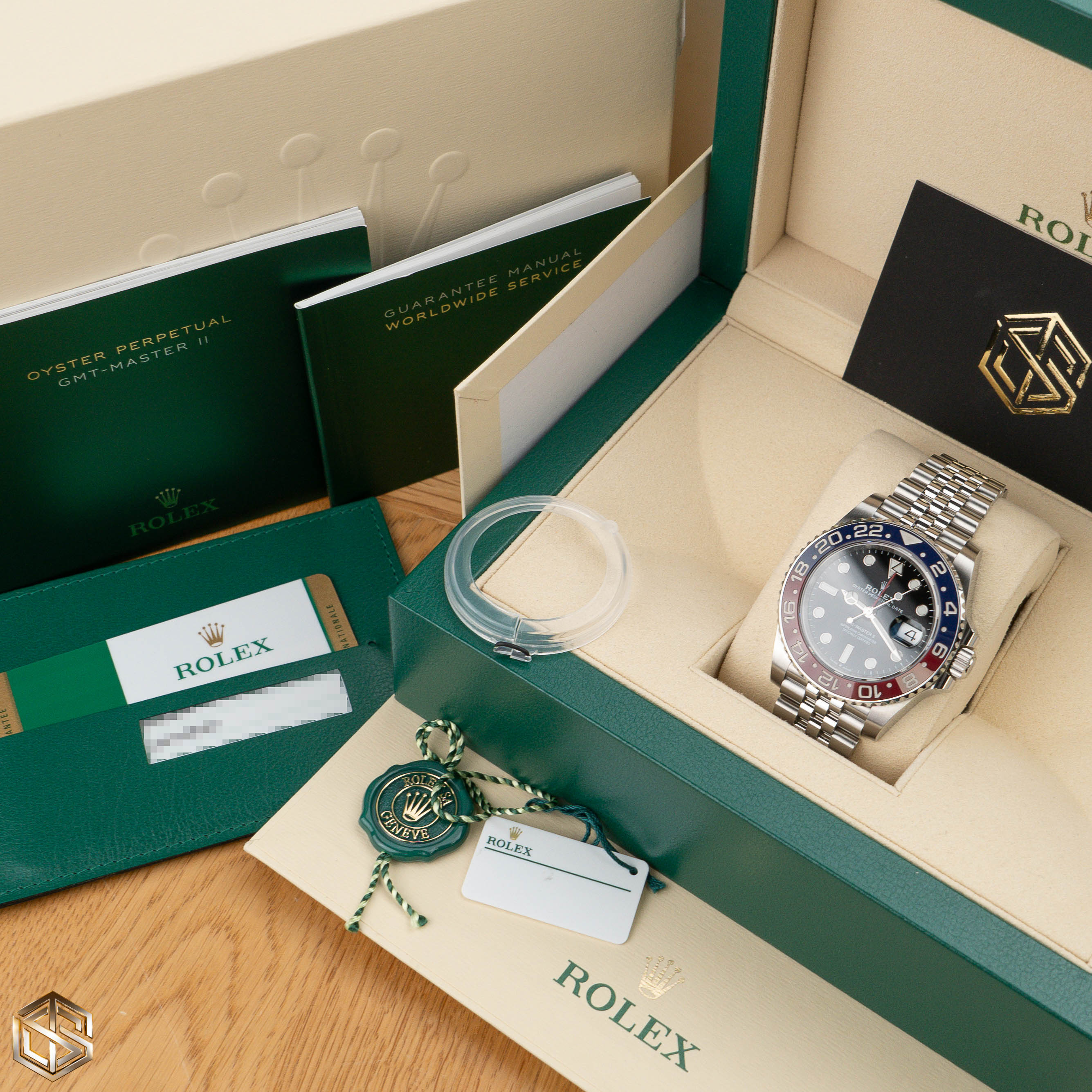 Rolex 126710BLRO GMT Master II Pepsi Jubilee 2018 Full UK Set Watch SwissTimepieces
