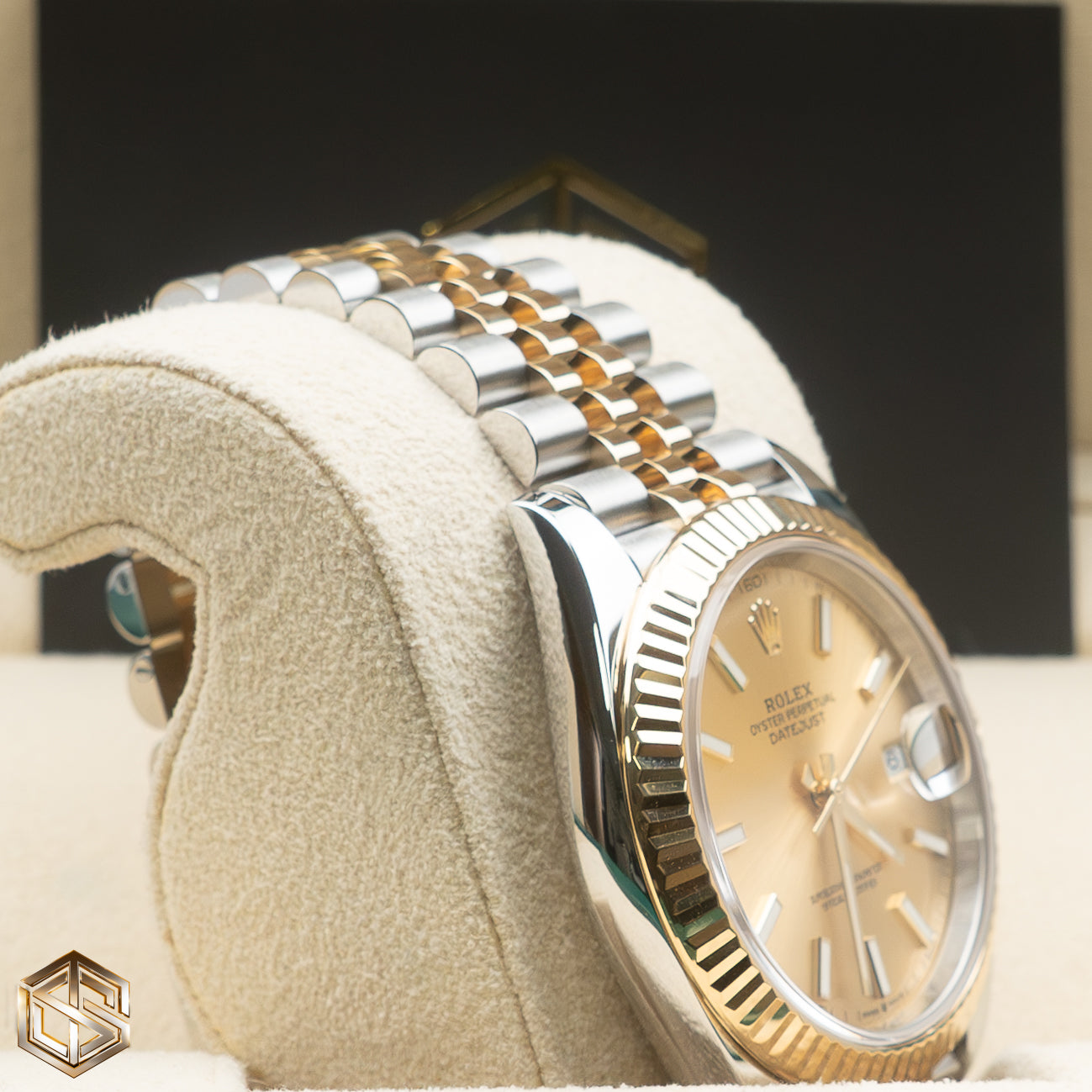 Rolex 126333 Datejust 41 Champagne Dial Bi-Metal Jubilee Bracelet 2023 Full Set Watch