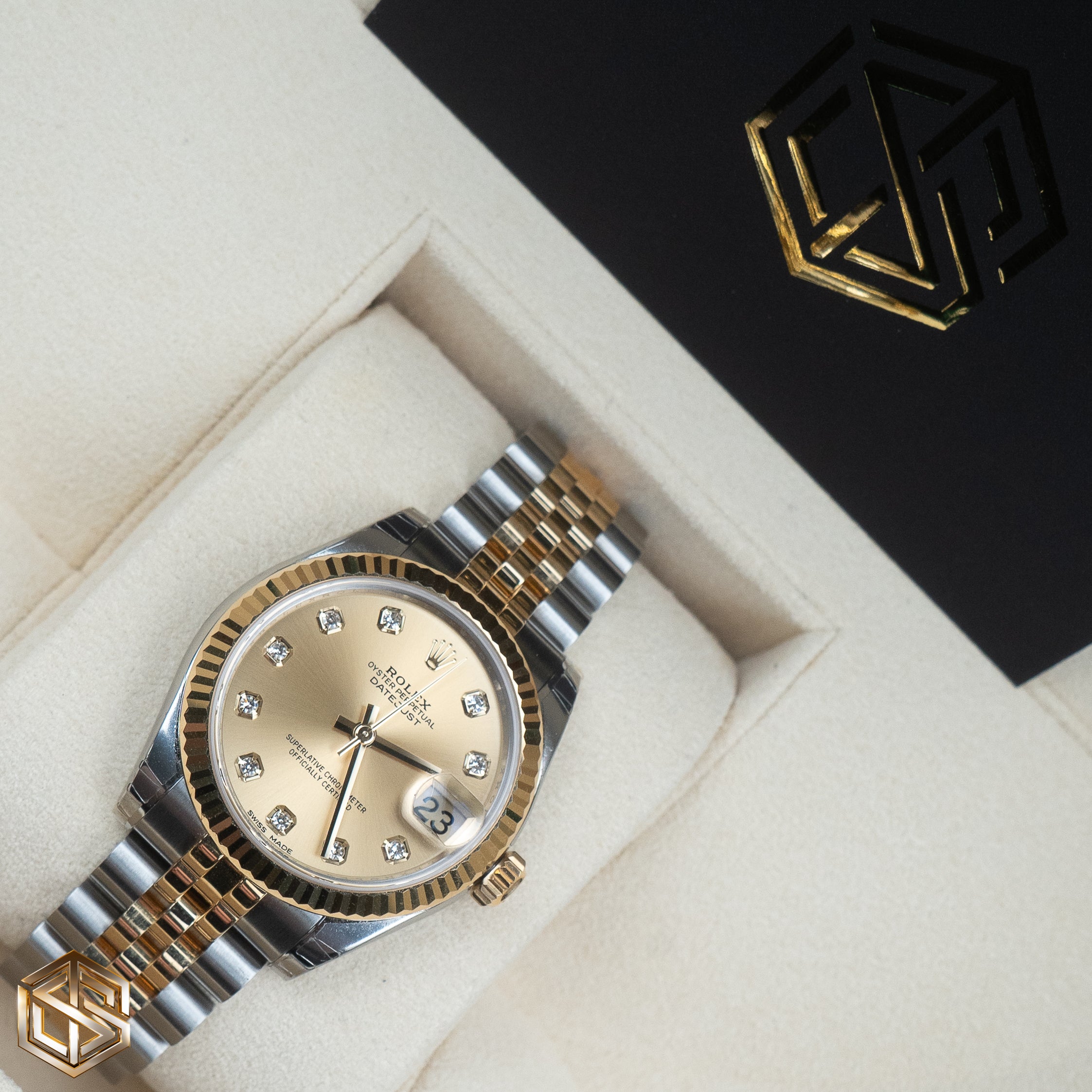 Rolex datejust 31mm diamond dial hotsell