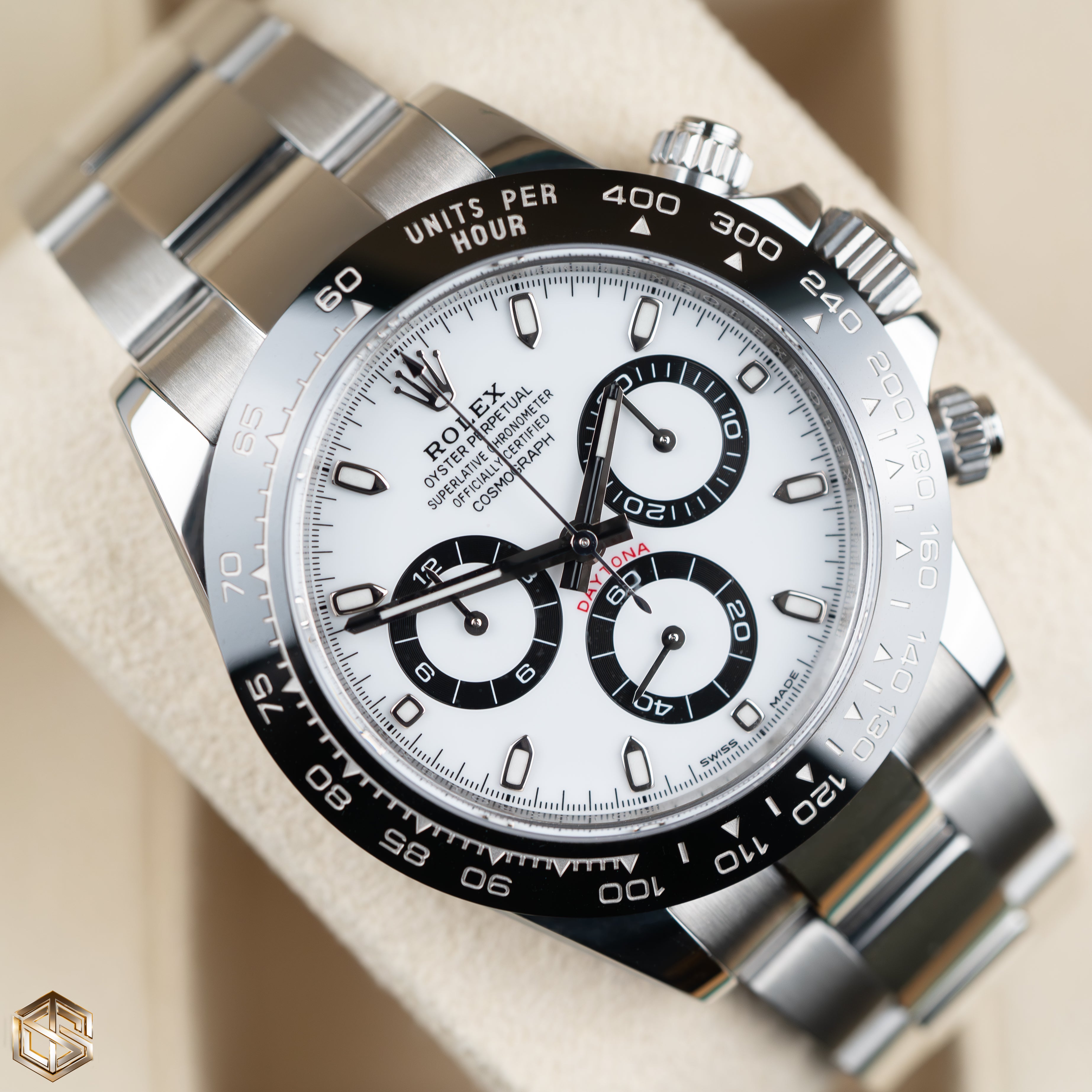 Daytona white 2024 dial ceramic