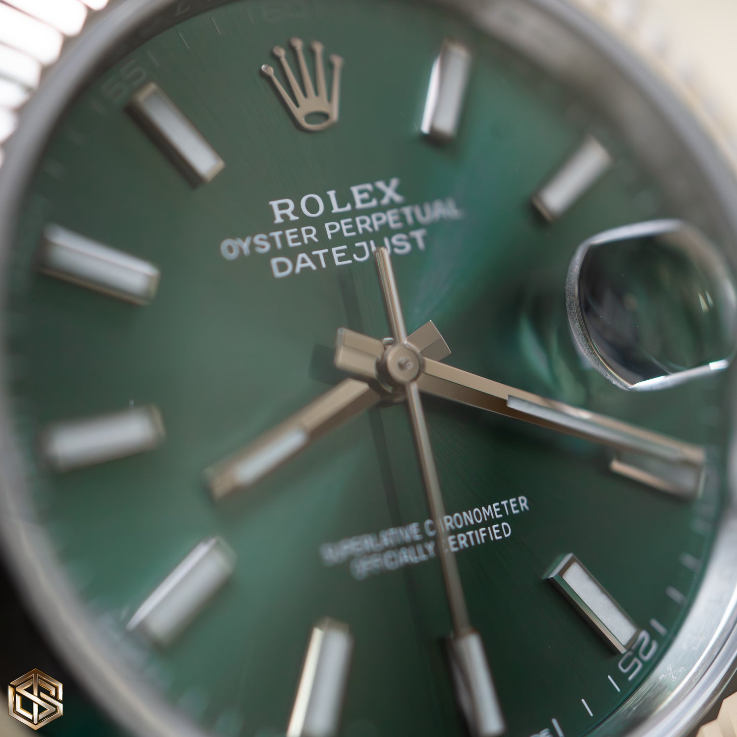 Rolex 126334 Datejust 41 Mint Green Dial Jubilee 2023 Full Set Watch