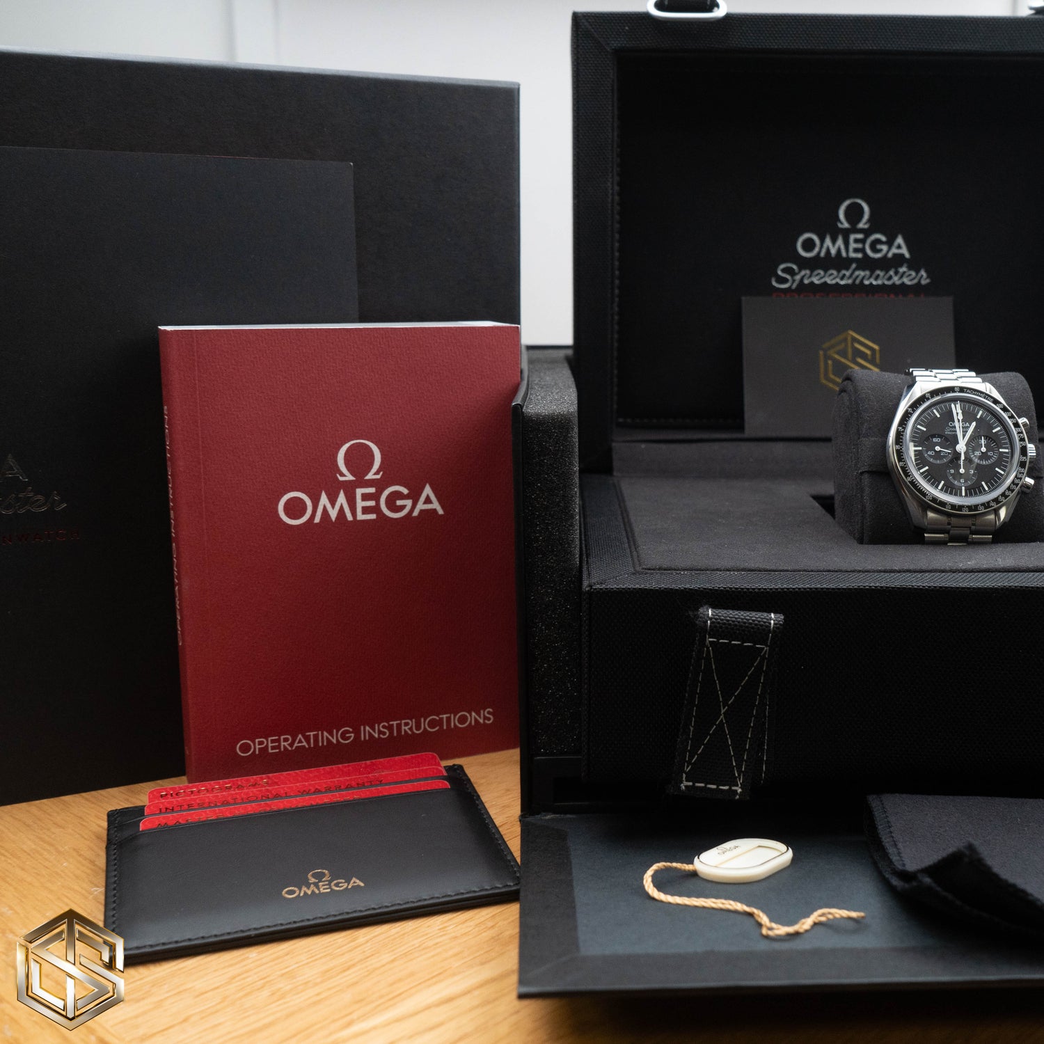 Omega 310.30.42.50.01.002 Moonwatch 'Sapphire Sandwich' 42mm 2022 Full Set Watch