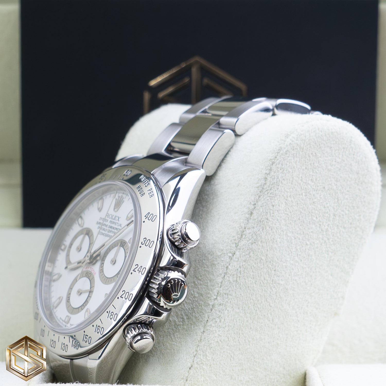 Rolex 116520 Cosmograph Daytona White Dial 2008 Full Set Watch