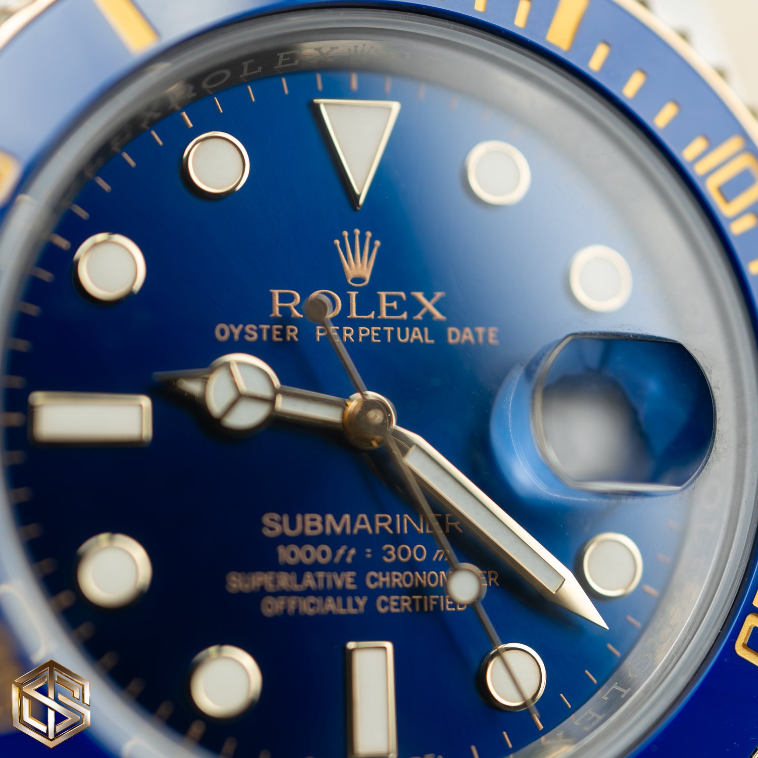 Rolex 116613LB Submariner Date Bi-Metal 'Bluesy' 40mm 2017 Full Set Watch