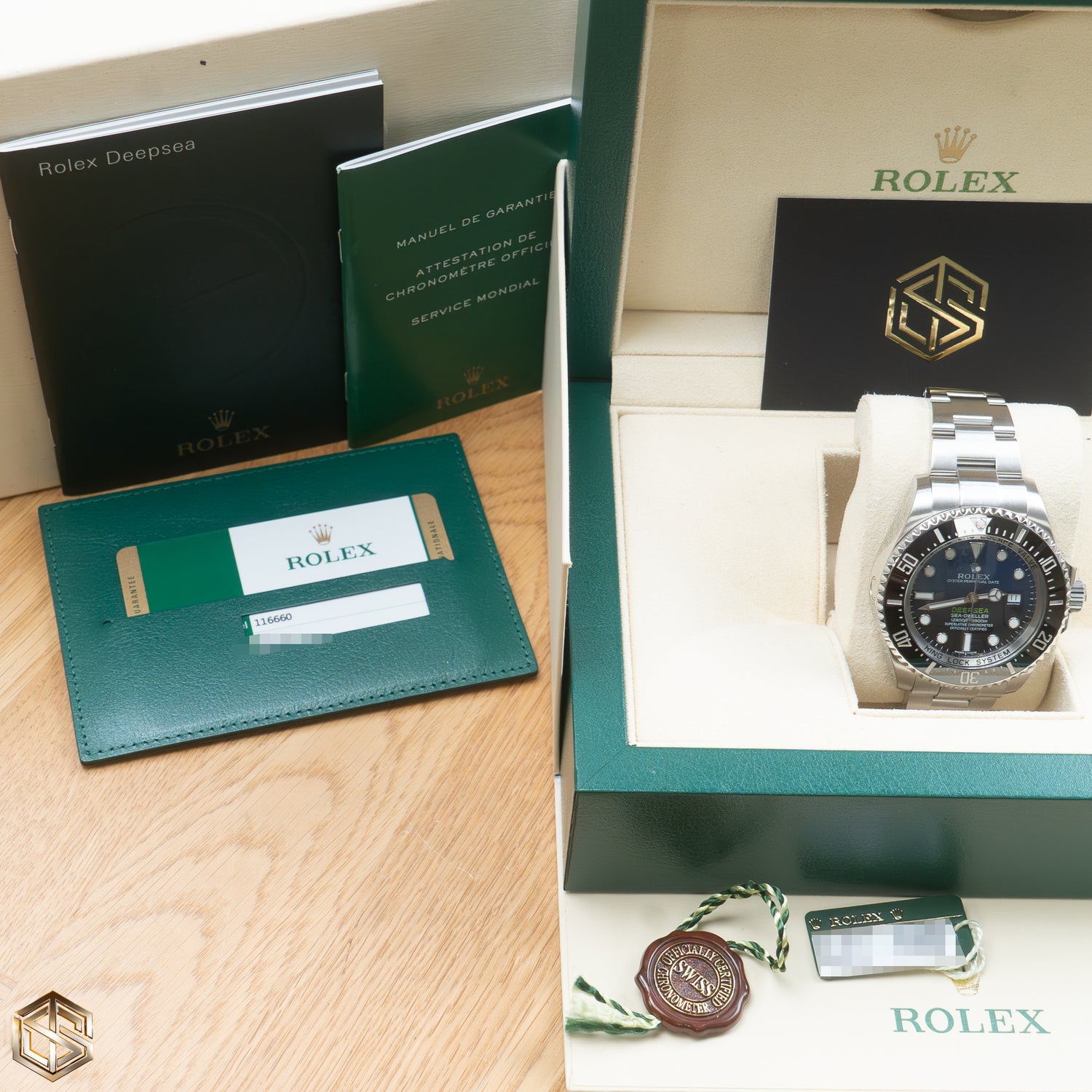 Rolex 116660 Sea-Dweller DeepSea James Cameron 2014 Full Set Watch