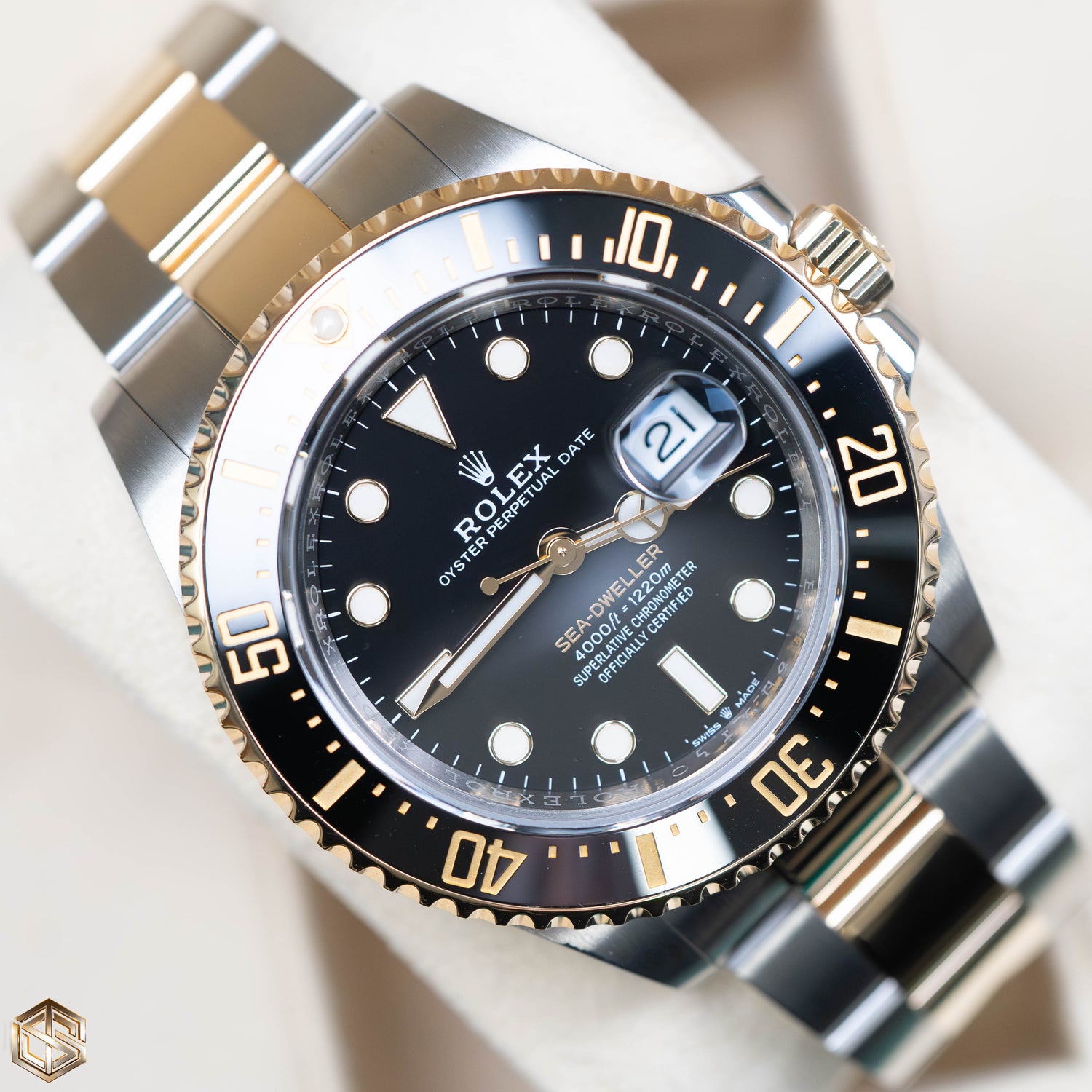 Rolex 126603 Sea-Dweller 43mm Bi-Metal Oyster Bracelet Black Dial 2019 Full Set Watch