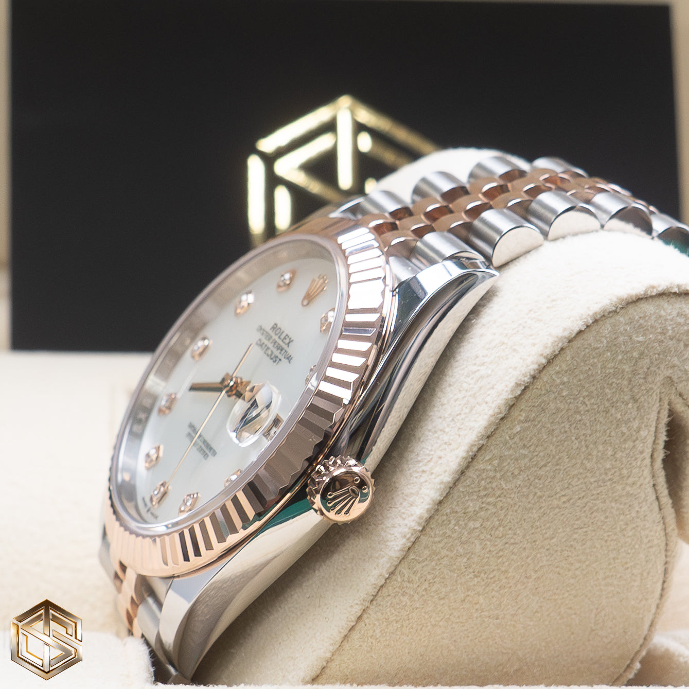 Rolex datejust mop diamond dial sale