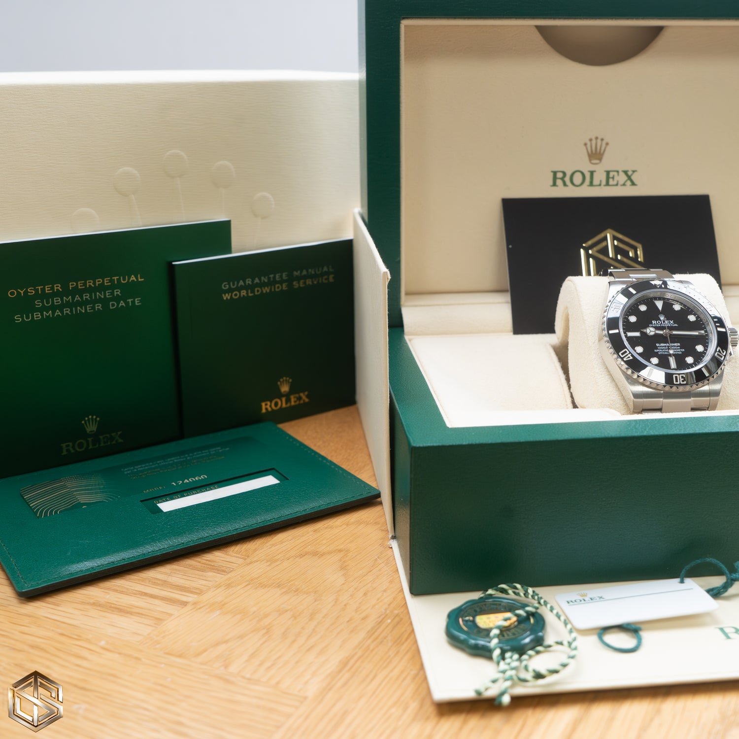 Rolex 124060 Submariner No Date 41mm 2020 Full Set Watch