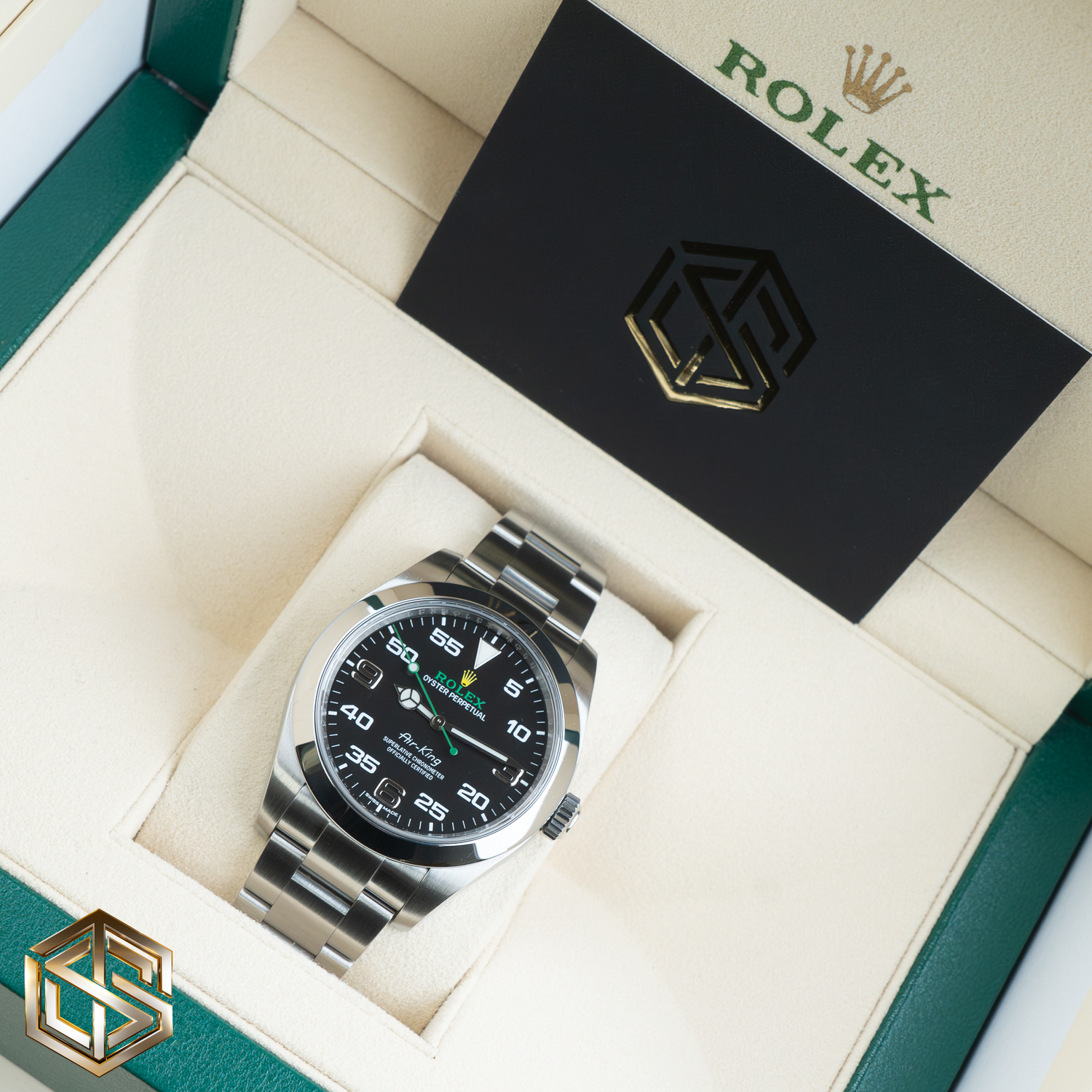Rolex 116900 Air King 40mm Black Dial 2021 Full Set Watch
