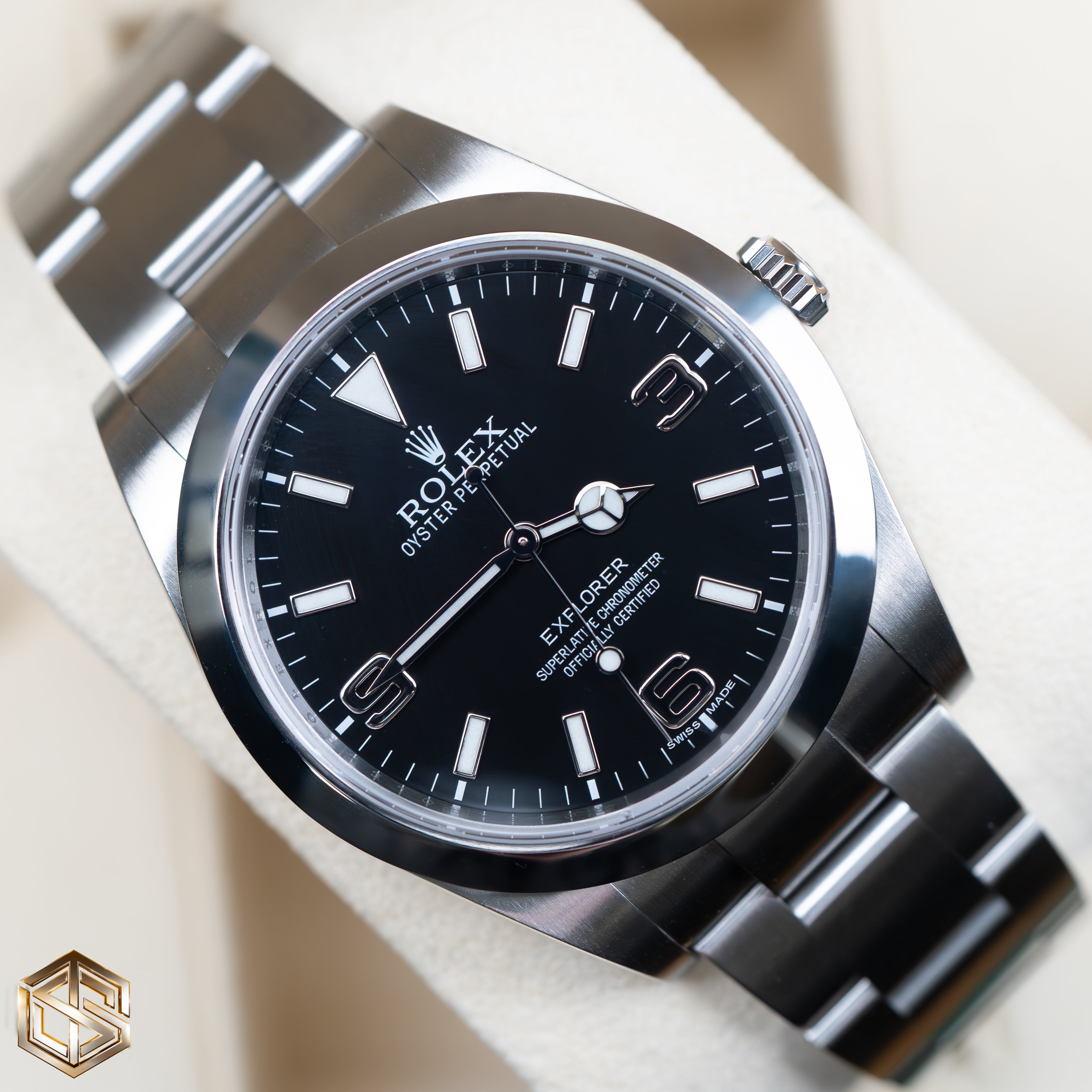 Rolex 214270 Explorer 39mm Black Dial 2015 Full Set Watch SwissTimepieces