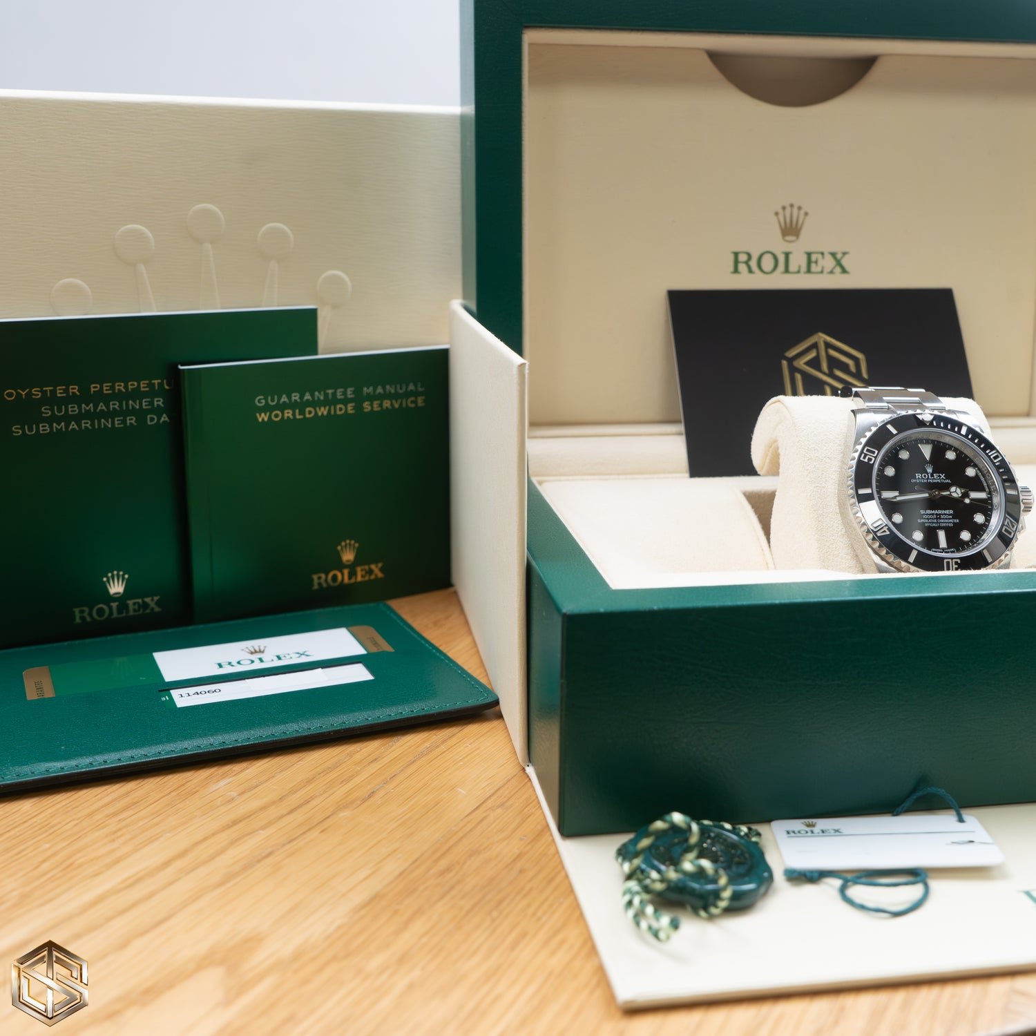 Rolex 114060 Submariner No Date 40mm 2019 Full Set Watch