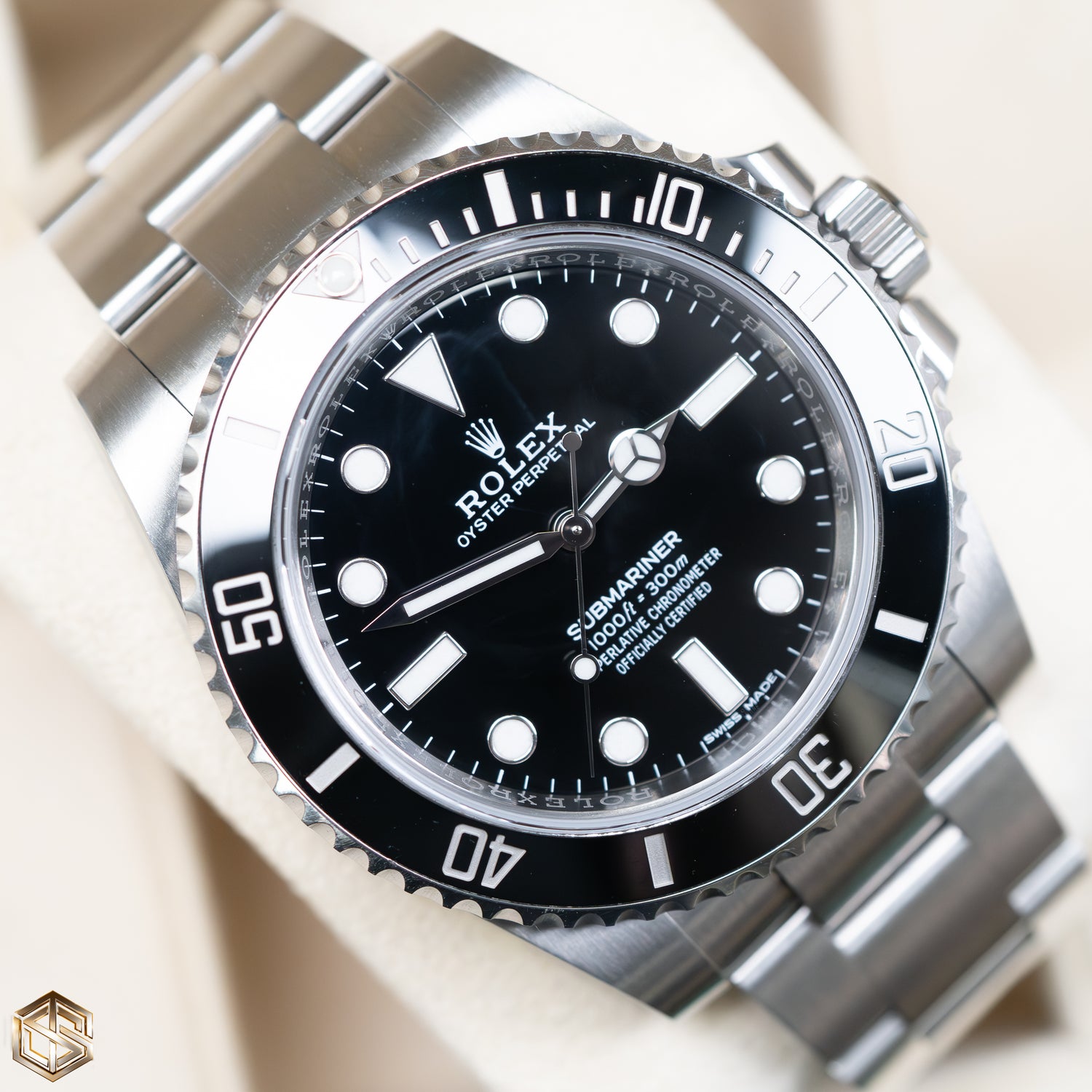 Rolex 114060 Submariner No Date 40mm 2019 Full Set Watch