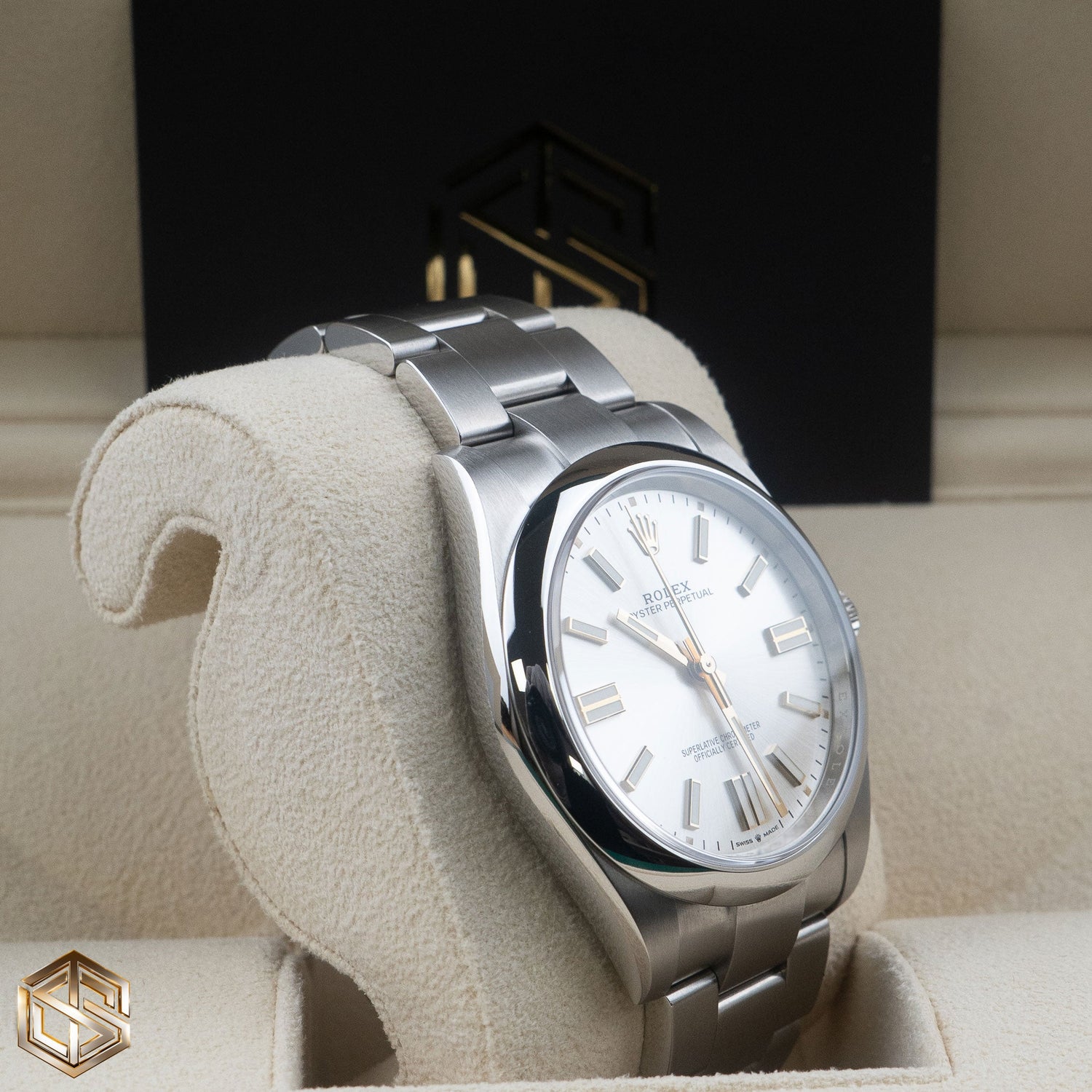 Rolex 124300 2024 NEW Oyster Perpetual 41 Silver Dial Full Set Watch