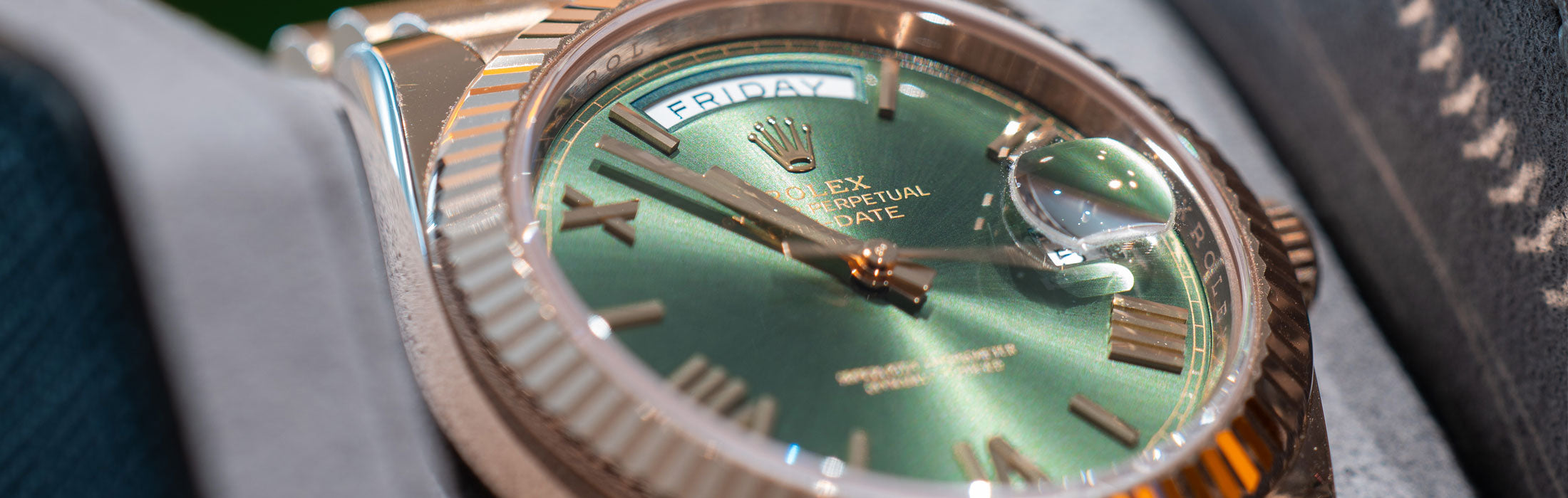 Rolex on sale 228235 green