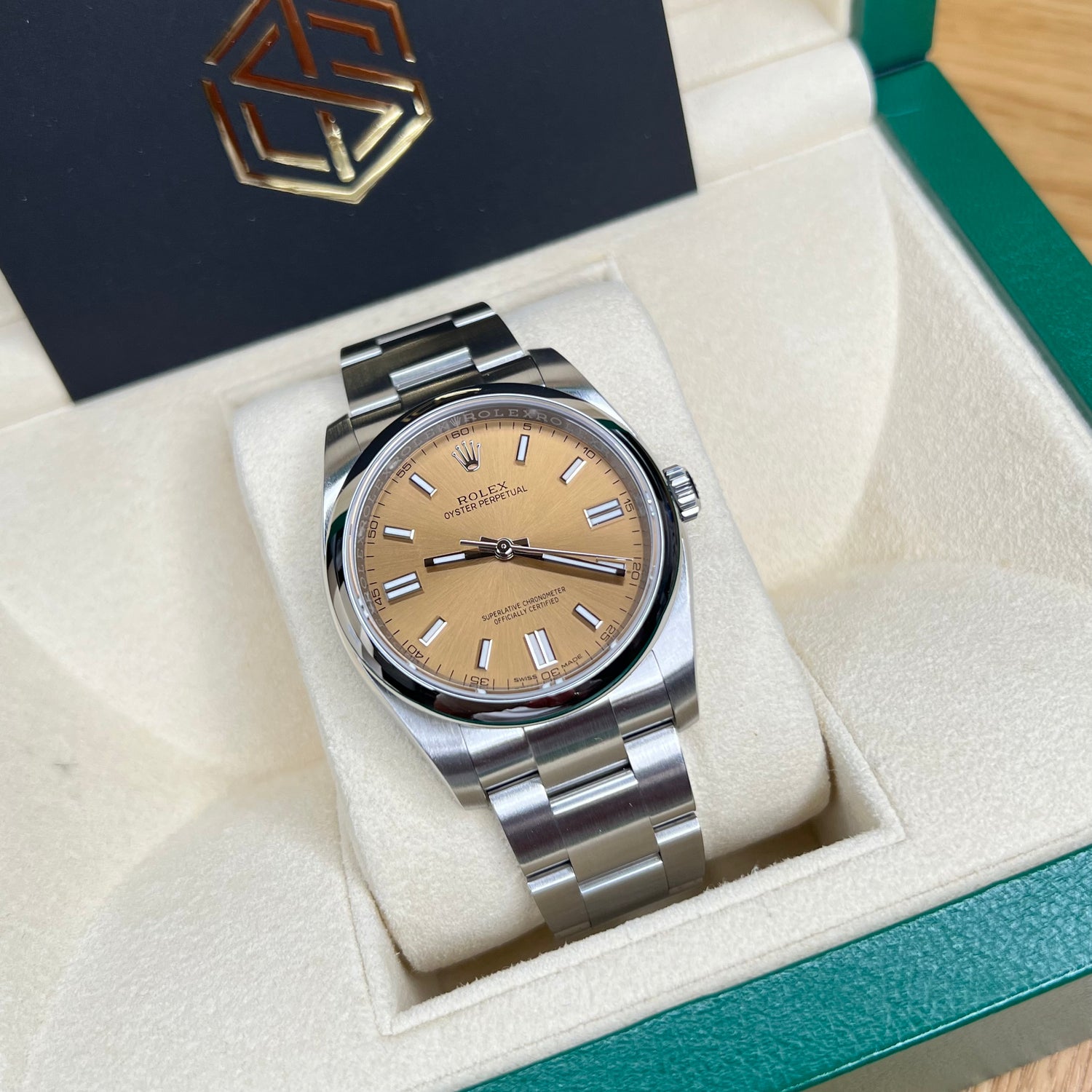 Rolex Oyster Perpetual 36 Rare 'White Grape' Dial 2018 Full – SwissTimepieces