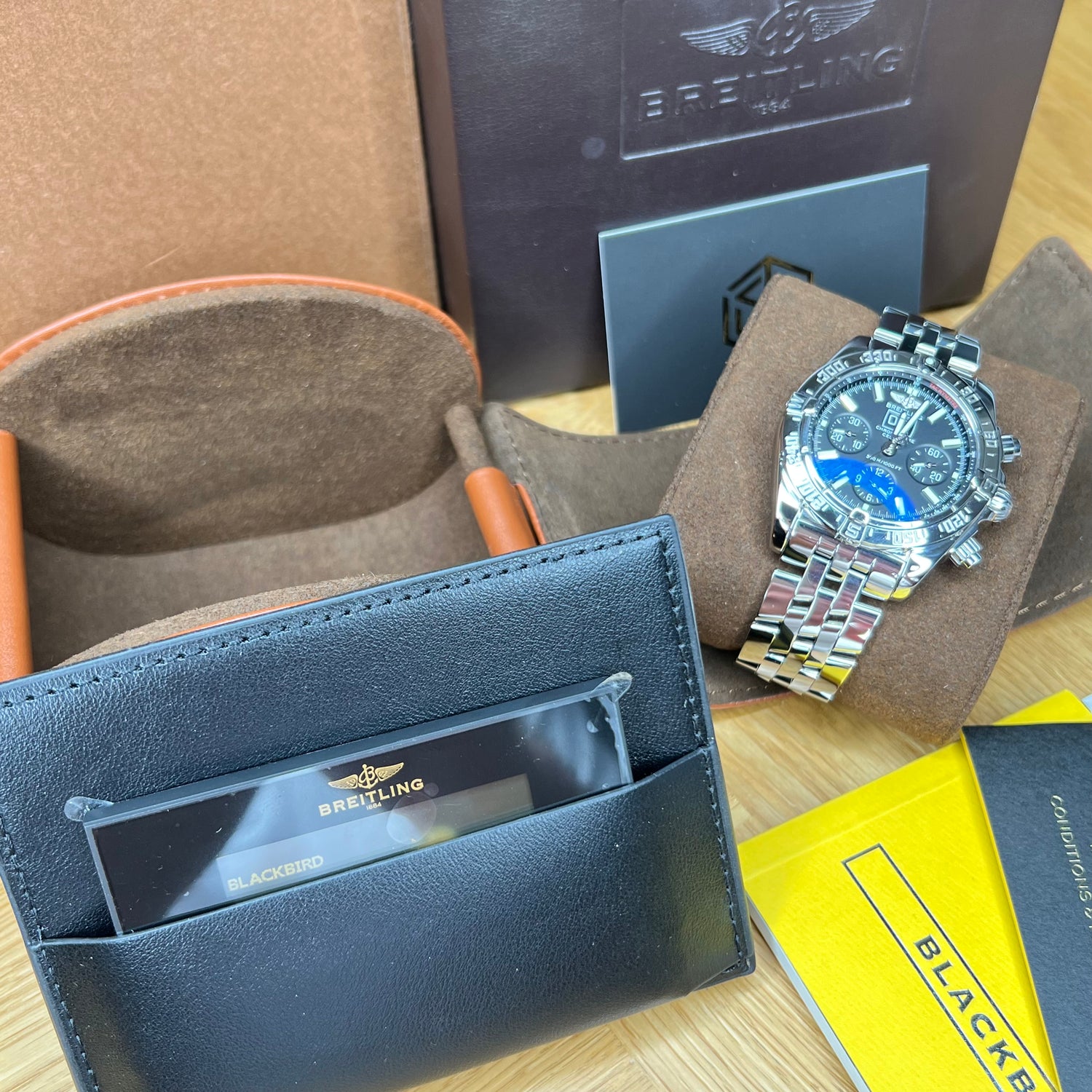 Breitling Blackbird Men's Watch A4435912/B811 2017 Full set Watch