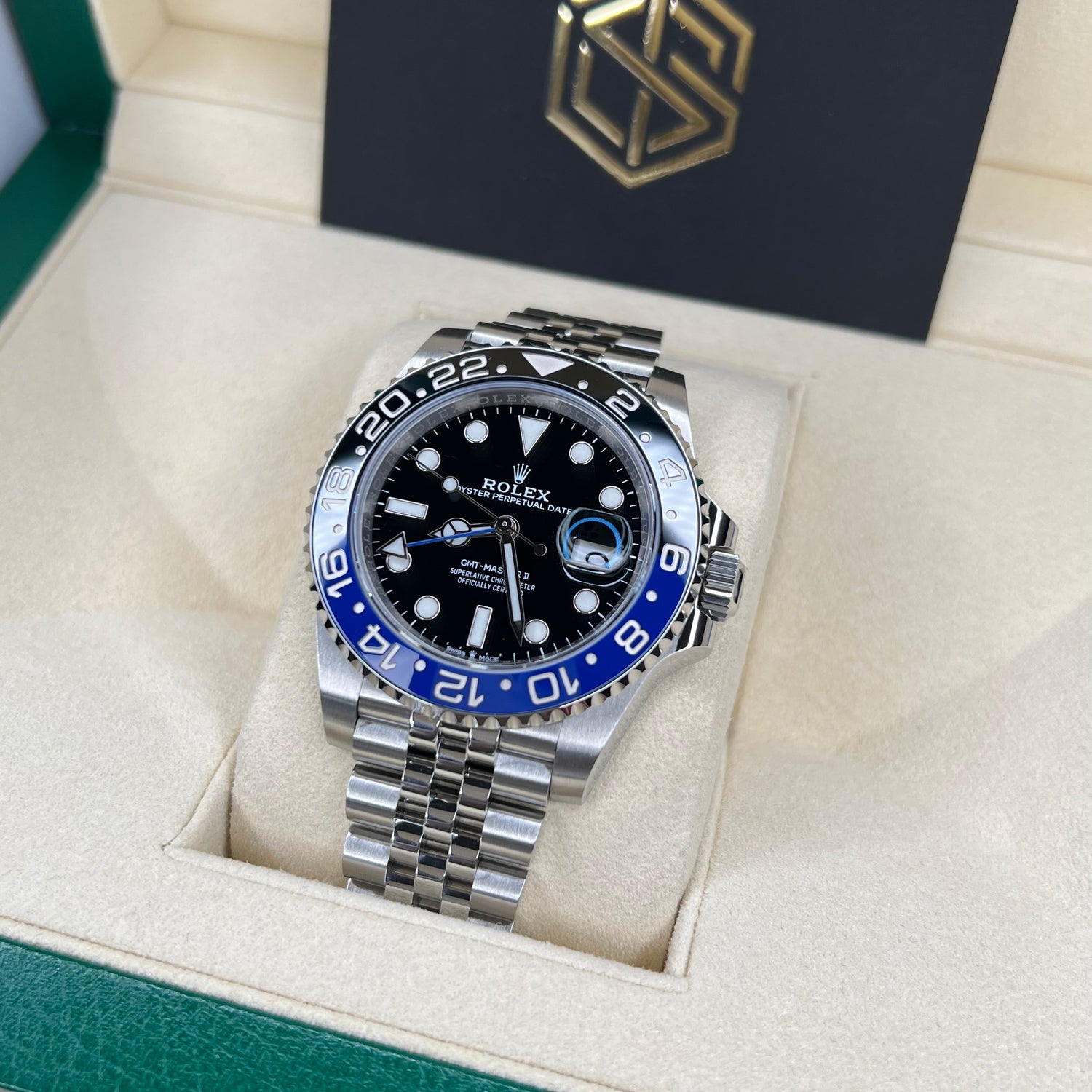 Rolex 126710BLNR GMT-Master II 'Batgirl' 2019 Full UK Set Watch - SwissTimepieces