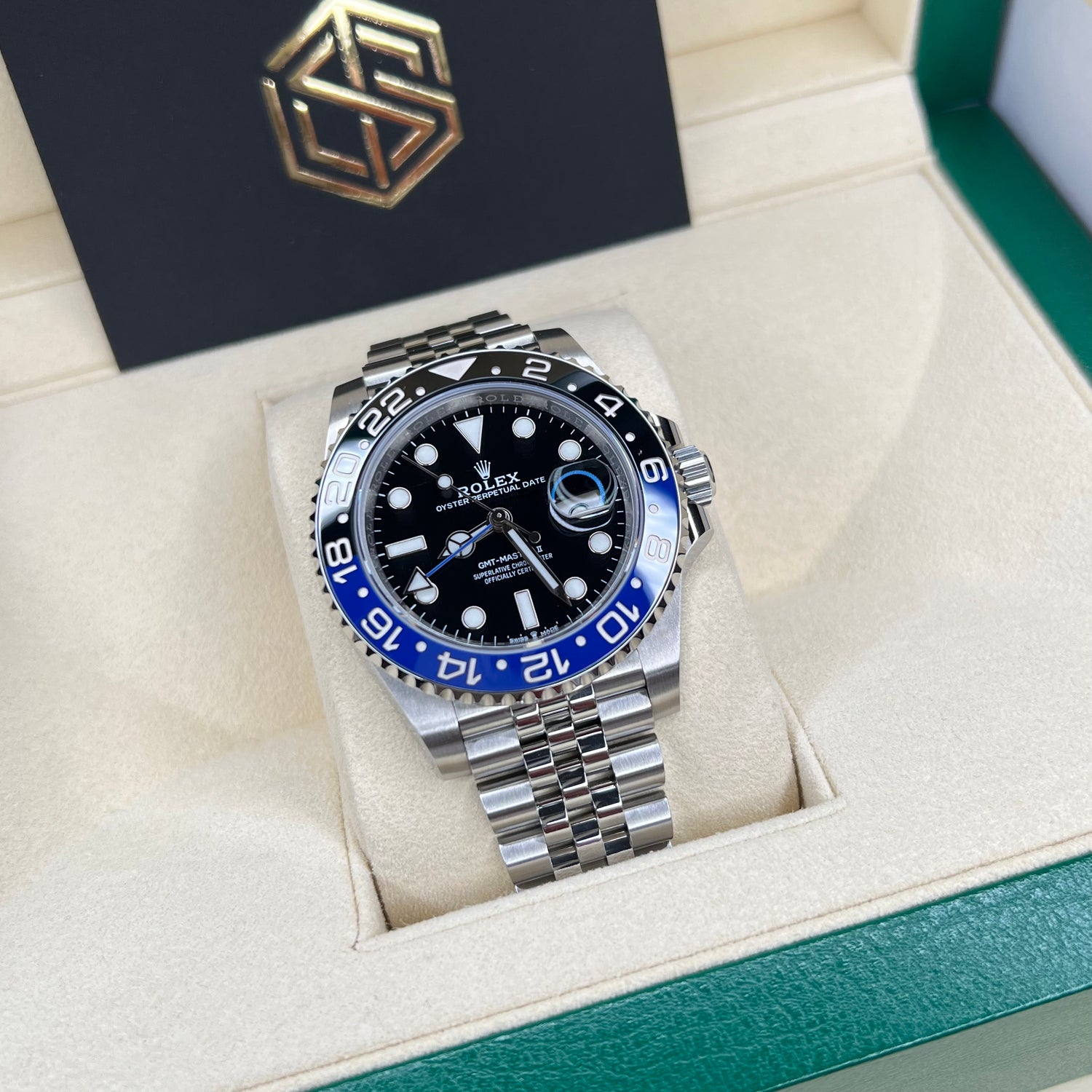 Rolex 126710BLNR GMT-Master II 'Batgirl' 2019 Full UK Set Watch - SwissTimepieces