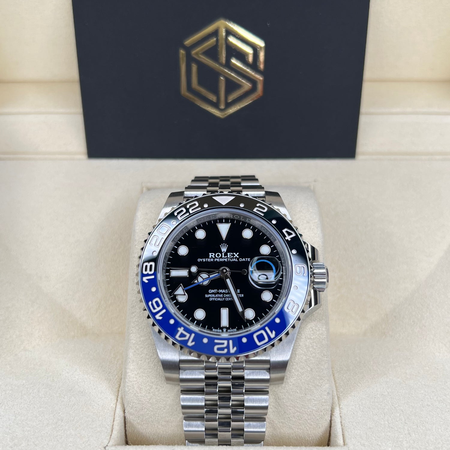 Rolex 126710BLNR GMT-Master II 'Batgirl' 2019 Full UK Set Watch - SwissTimepieces