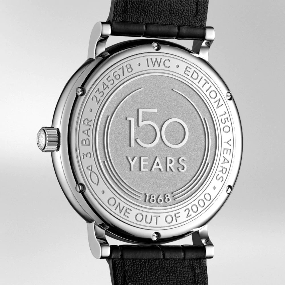 IWC Schaffhausen 40mm Portofino '150 Years Edition' Automatic Stainless Steel Mens Watch IW356519