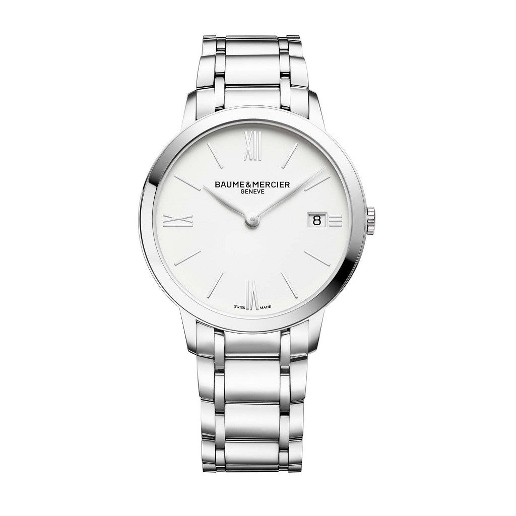 Baume & Mercier Classima Quartz Stainless Steel White Dial Ladies Watch 10356