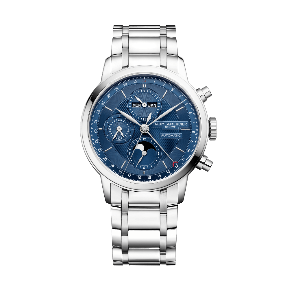 Baume et Mercier Classima Chronograph Automatic Blue Dial Men's Watch 10485