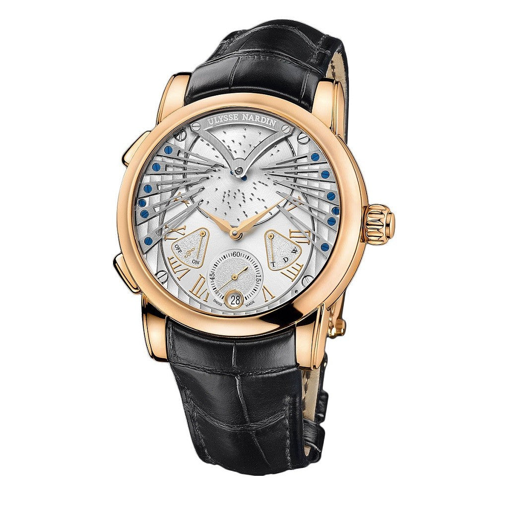 Ulysse Nardin Classico Stranger Automatic Rose Gold Silver Dial