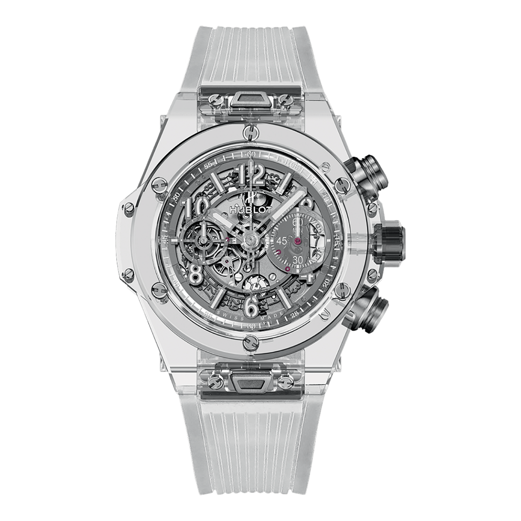 HUBLOT Limited Edition Big Bang Unico Automatic Polished Sapphire Crystal Unisex Watch 411.JX.4802.RT