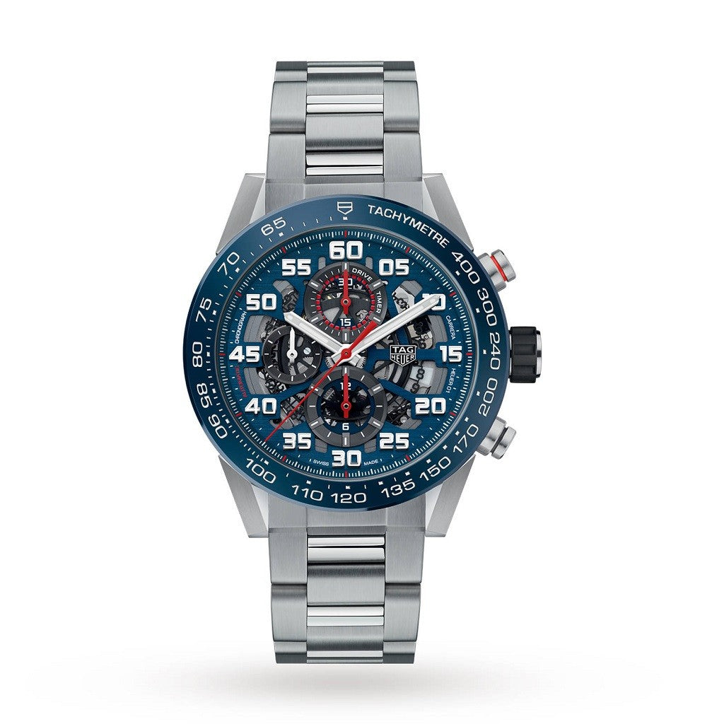 TAG HEUER Carrera Redbull Racing Special Edition Automatic Stainless Steel Blue Dial Mens Watch CAR2A1K.BA0703