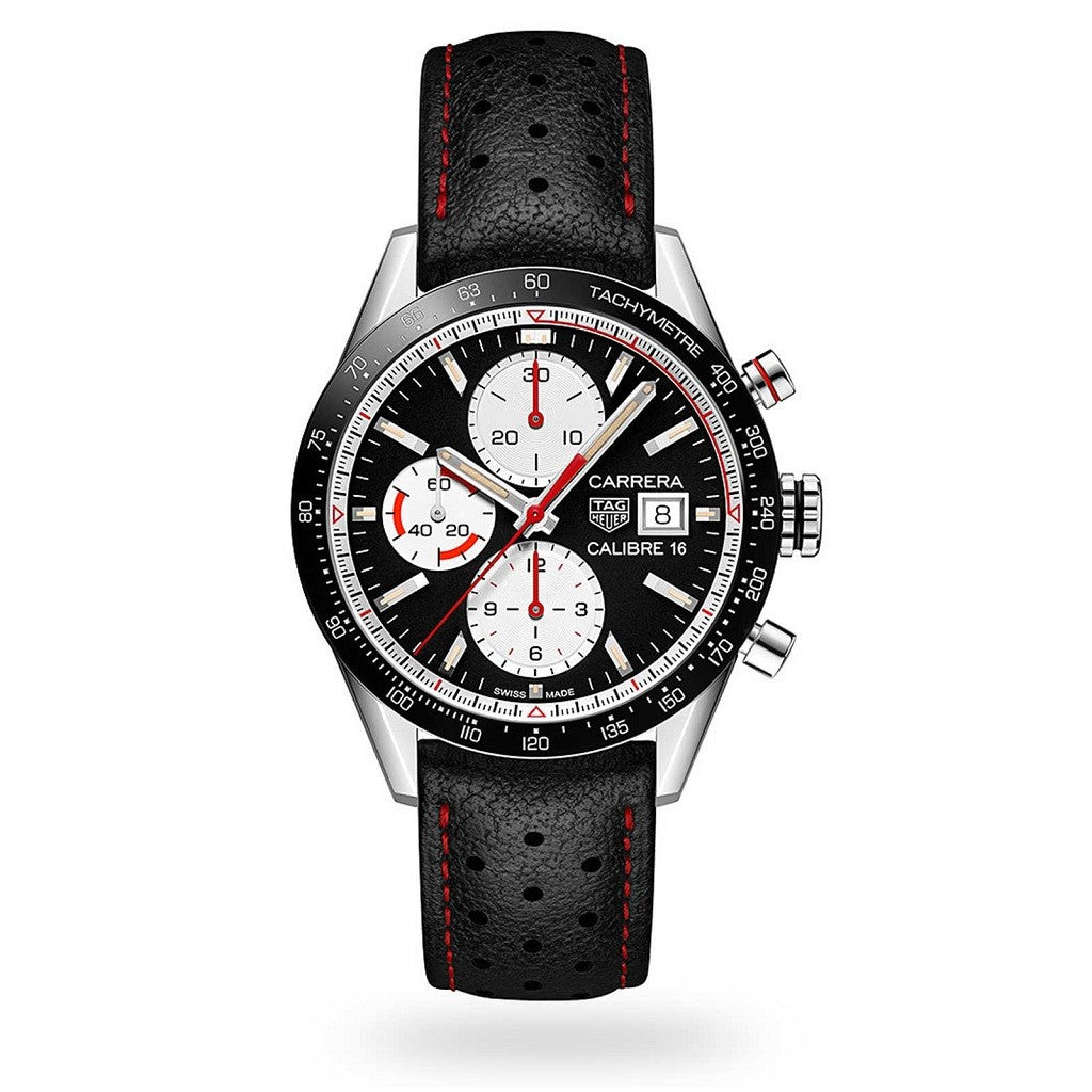 TAG Heuer Carrera Automatic Steel Round Dial Mens Watch - CV201AP.FC6429