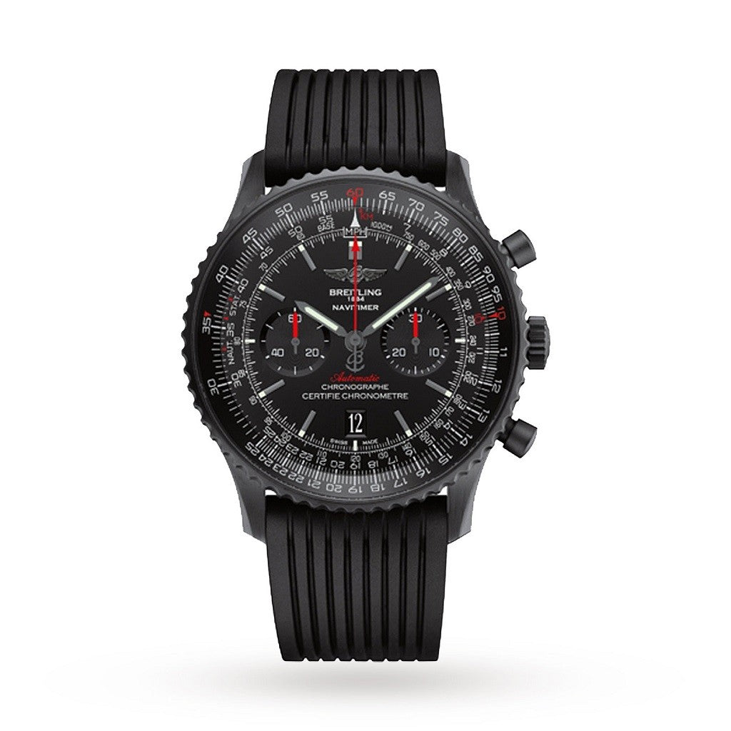 BREITLING Navitimer Automatic Steel & Carbon Black Dial Mens Watch MB012822/BE51 252S+M20DSA.2