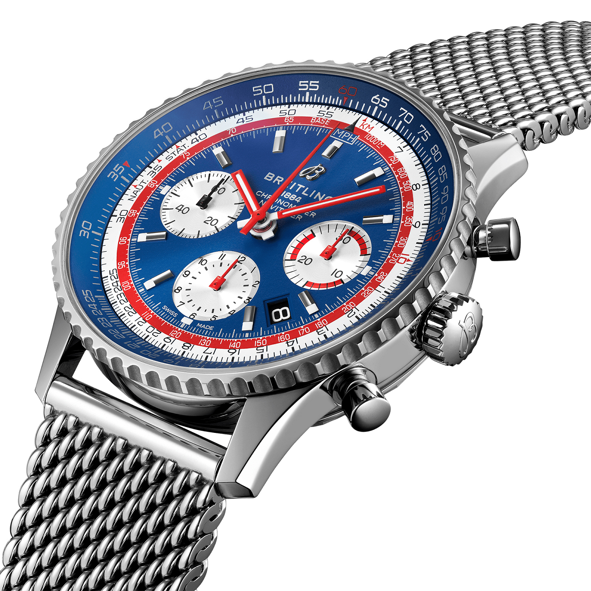 Breitling Navitimer B01 Chronograph 43MM Pan Am - AB01212B1C1A1 - SwissTimepieces