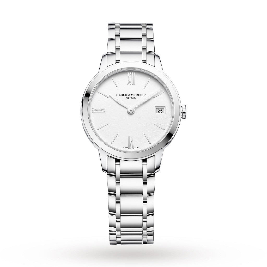 Baume and Mercier Classima White Dial Ladies Watch 10335