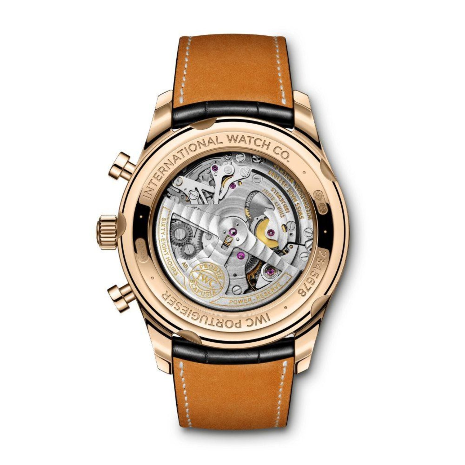 IWC Schaffhausen Portugieser Chronograph Classic Mens Grey Watch IW390405