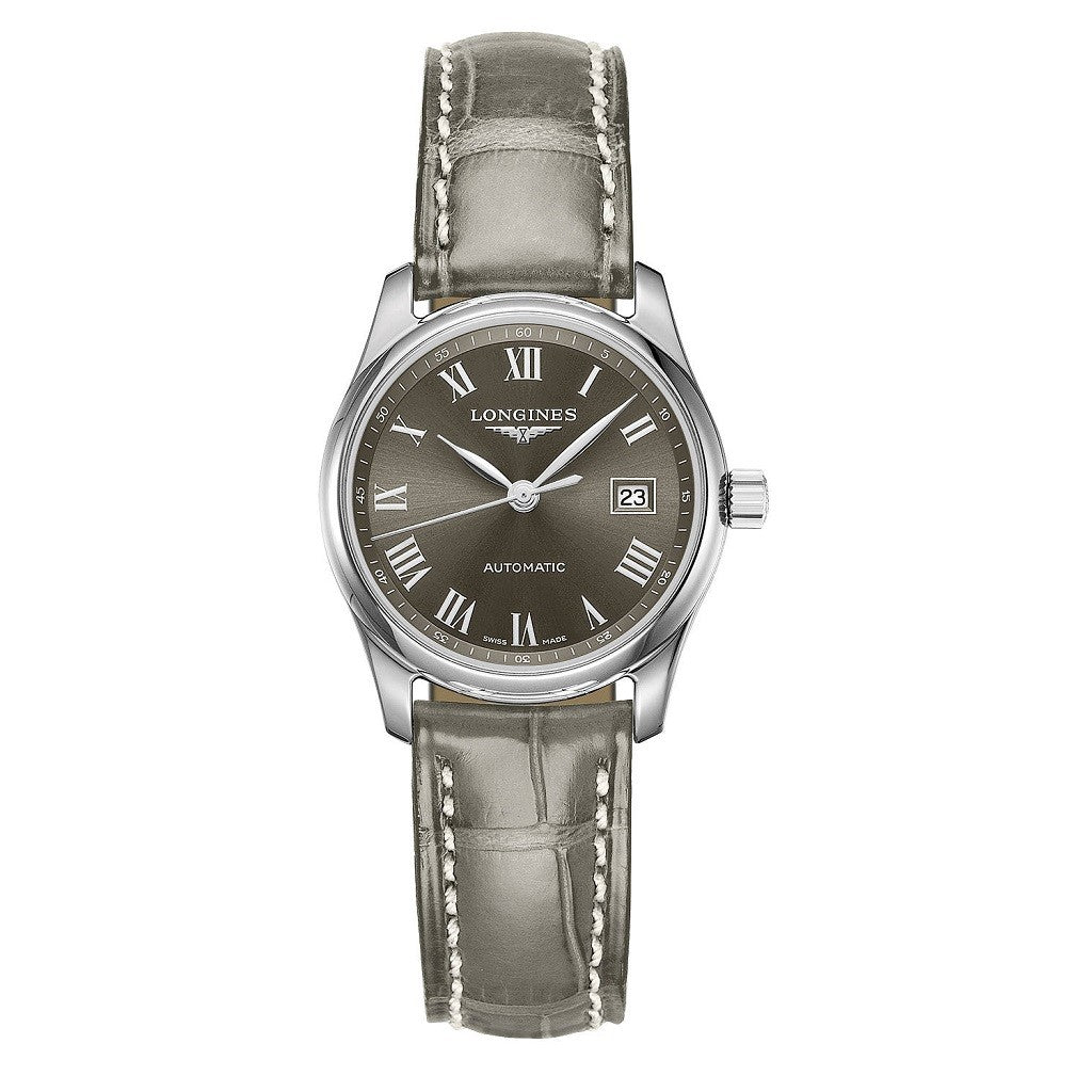 LONGINES Master Automatic Stainless Steel Grey Dial Ladies Watch L22574713