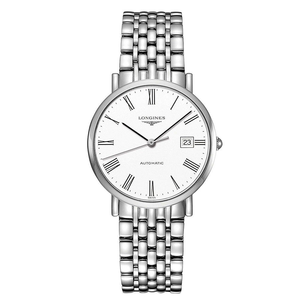 LONGINES Elegant Stainless Steel Automatic Mens Watch L48104116