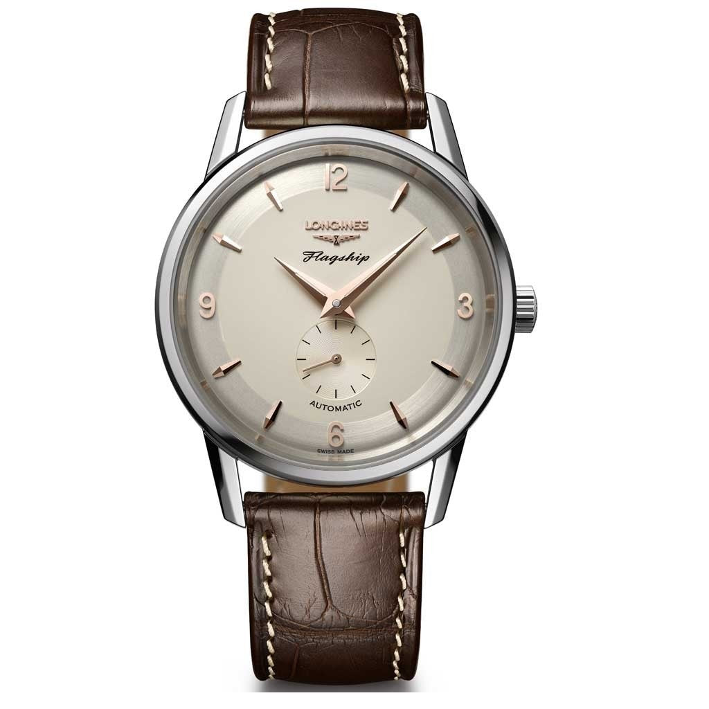Longines Flagship Heritage 60th Anniversary Men's Automatic Leather Strap 38.5mm Watch L48174762