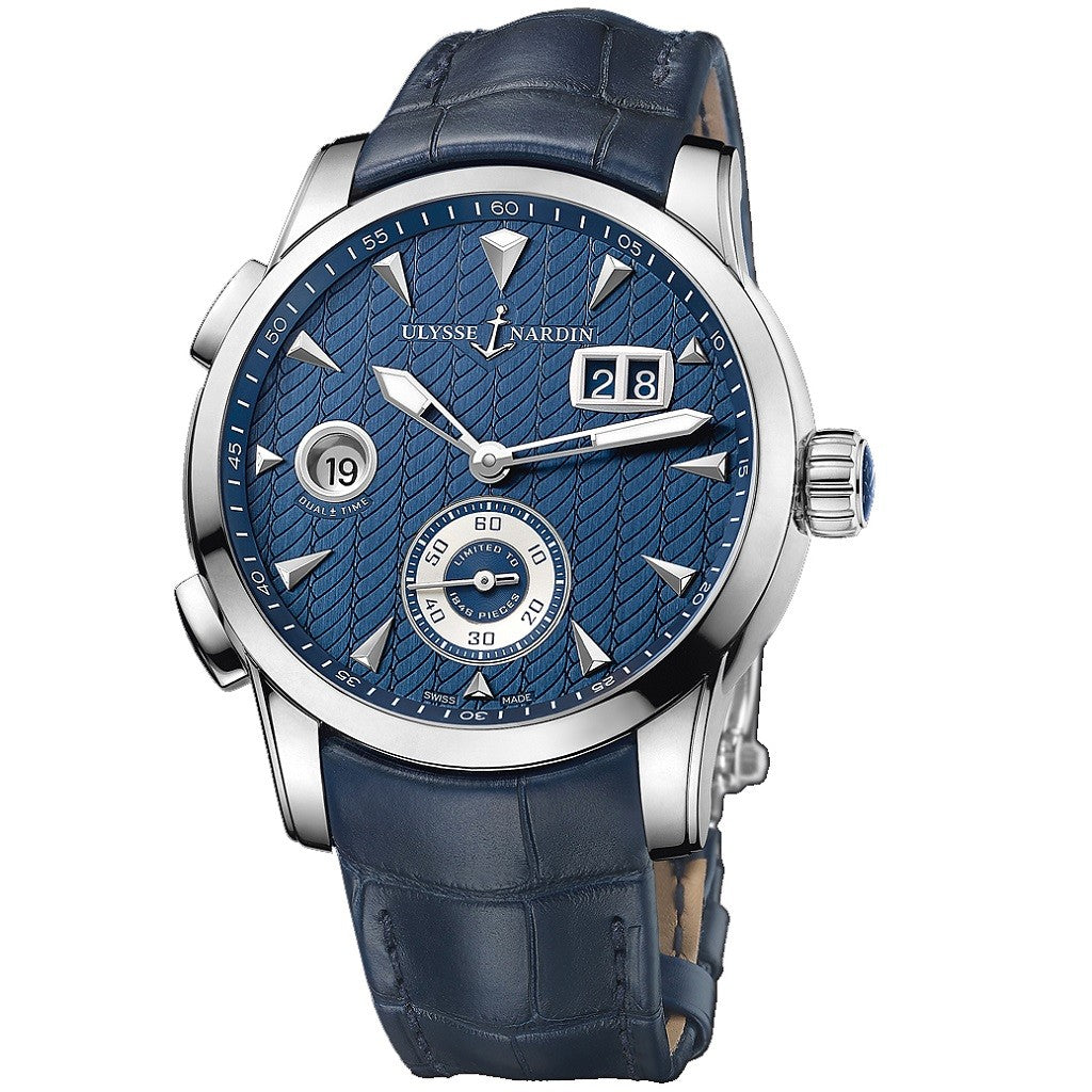 Ulysse Nardin Classico Automatic Stainless Steel Blue Dial Mens Watch 3343-126LE/93