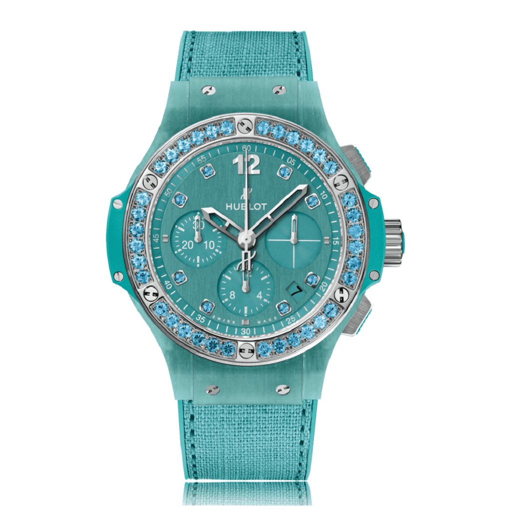 HUBLOT Big Bang Automatic Stainless Steel Turquoise Dial Unisex Watch 341.XL.2770.NR.1237