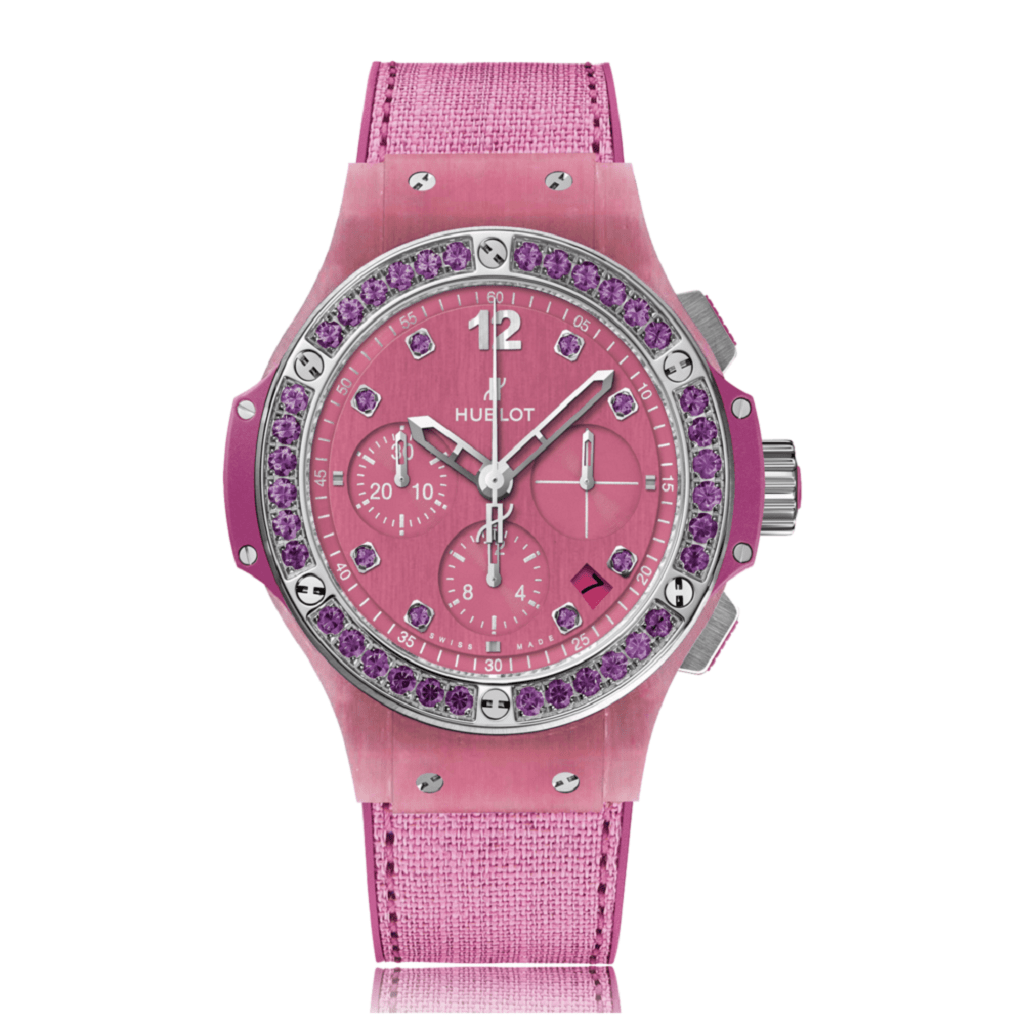 HUBLOT Big Bang Automatic Stainless Steel Pink Dial Unisex Watch 341.XP.2770.NR.1205