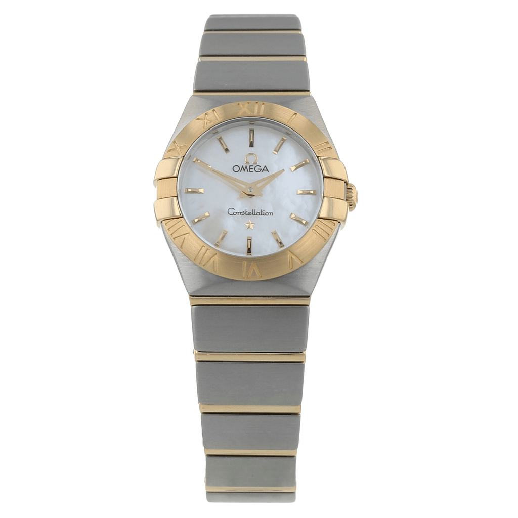 OMEGA Constellation 18ct Gold and Steel Ladies Watch 123.20.24.60.05.002