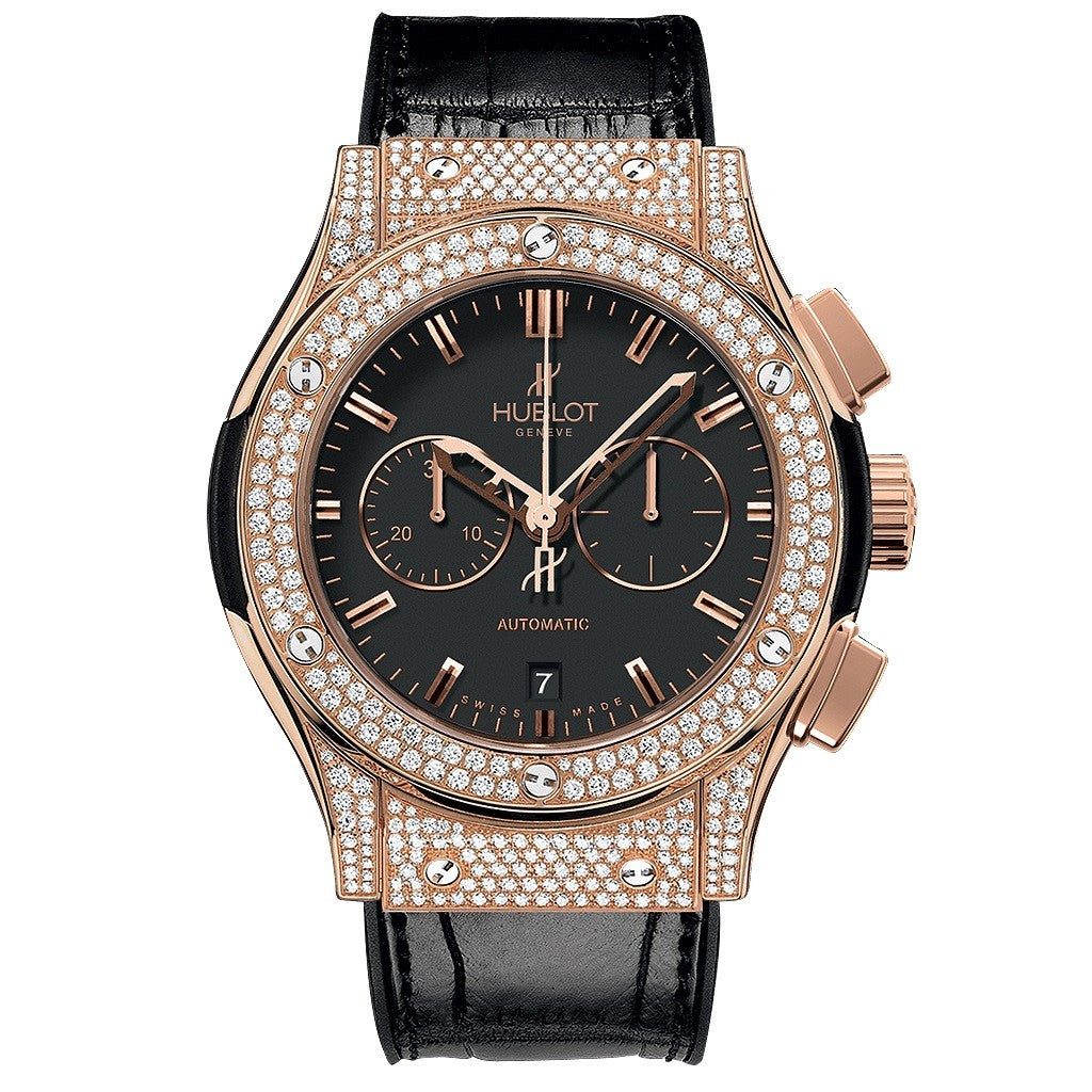 HUBLOT Classic Fusion Automatic Rose Gold White Dial Unisex Watch 541.OX.1180.LR.1704