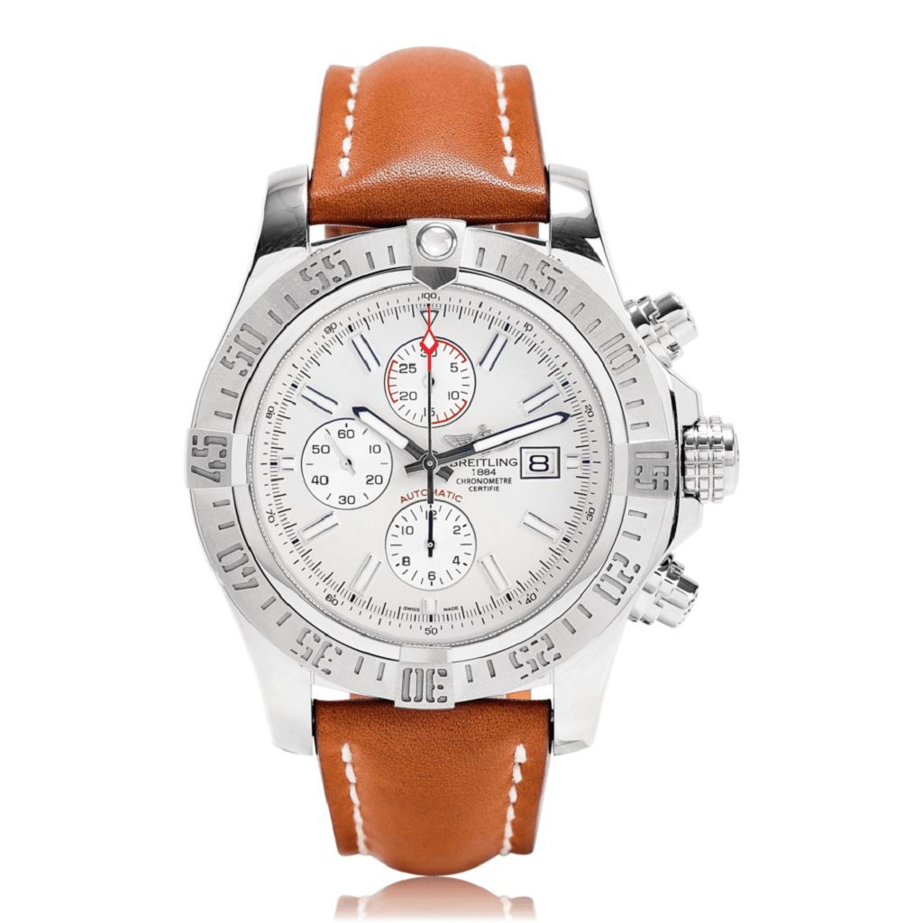 BREITLING Super Avenger 11 Silver Automatic Mens Watch A1337111/G779 439X