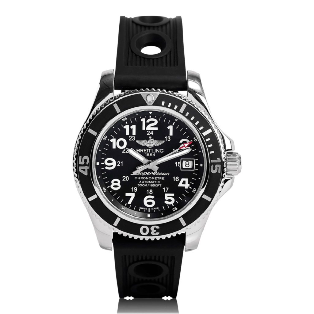 BREITLING Superocean Automatic Stainless Steel Black Mens Watch A17365C9/BD67 202S