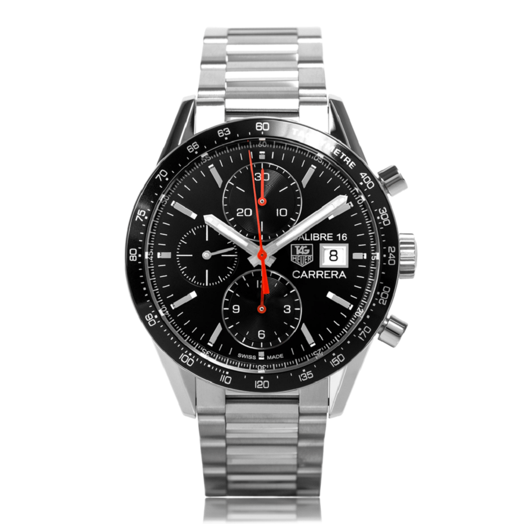 TAG HEUER Carrera Automatic Stainless Steel Mens Watch CV201AK.BA0727
