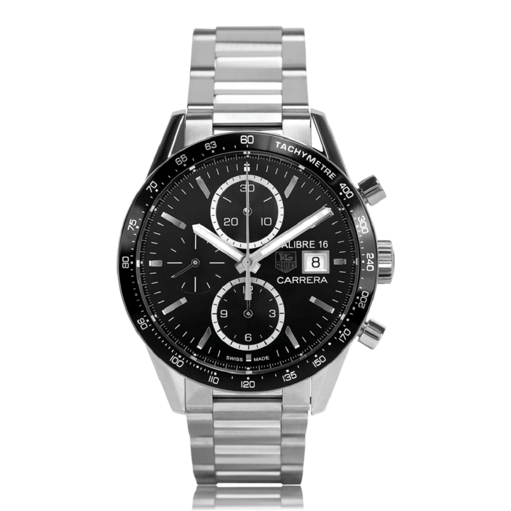 TAG HEUER Carrera Automatic Chronograph Stainless Steel Mens Watch CV201AJ.BA0727