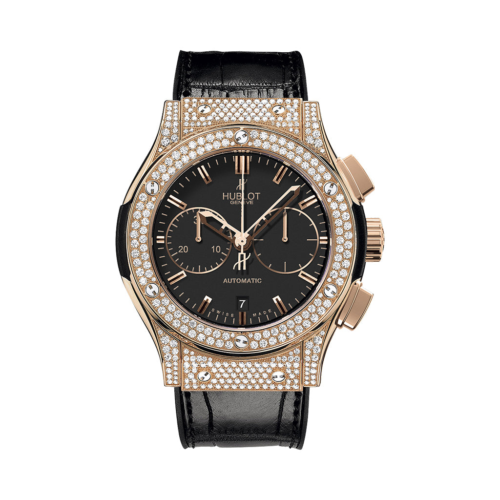 Hublot Classic Fusion Chronograph King Gold Watch 45mm - H521.OX.1180.LR.1704