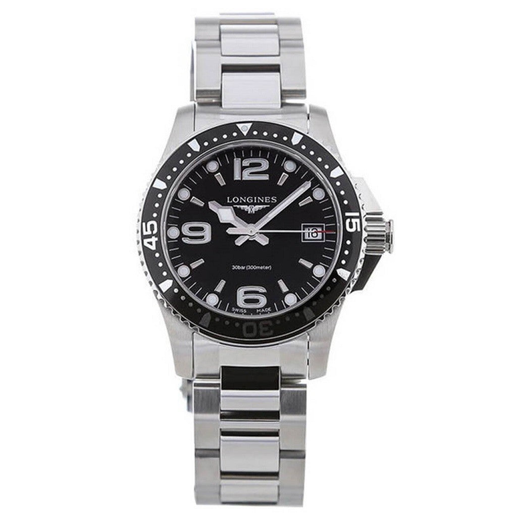 Longines HydroConquest Automatic Stainless Steel Black Dial Ladies Watch L33404566