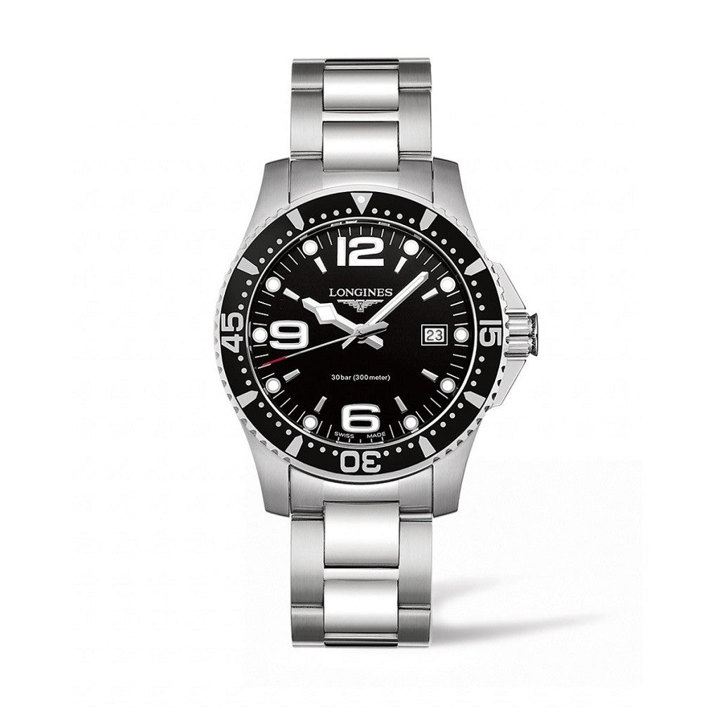 Longines HydroConquest Black Dial Men's Watch L37404566